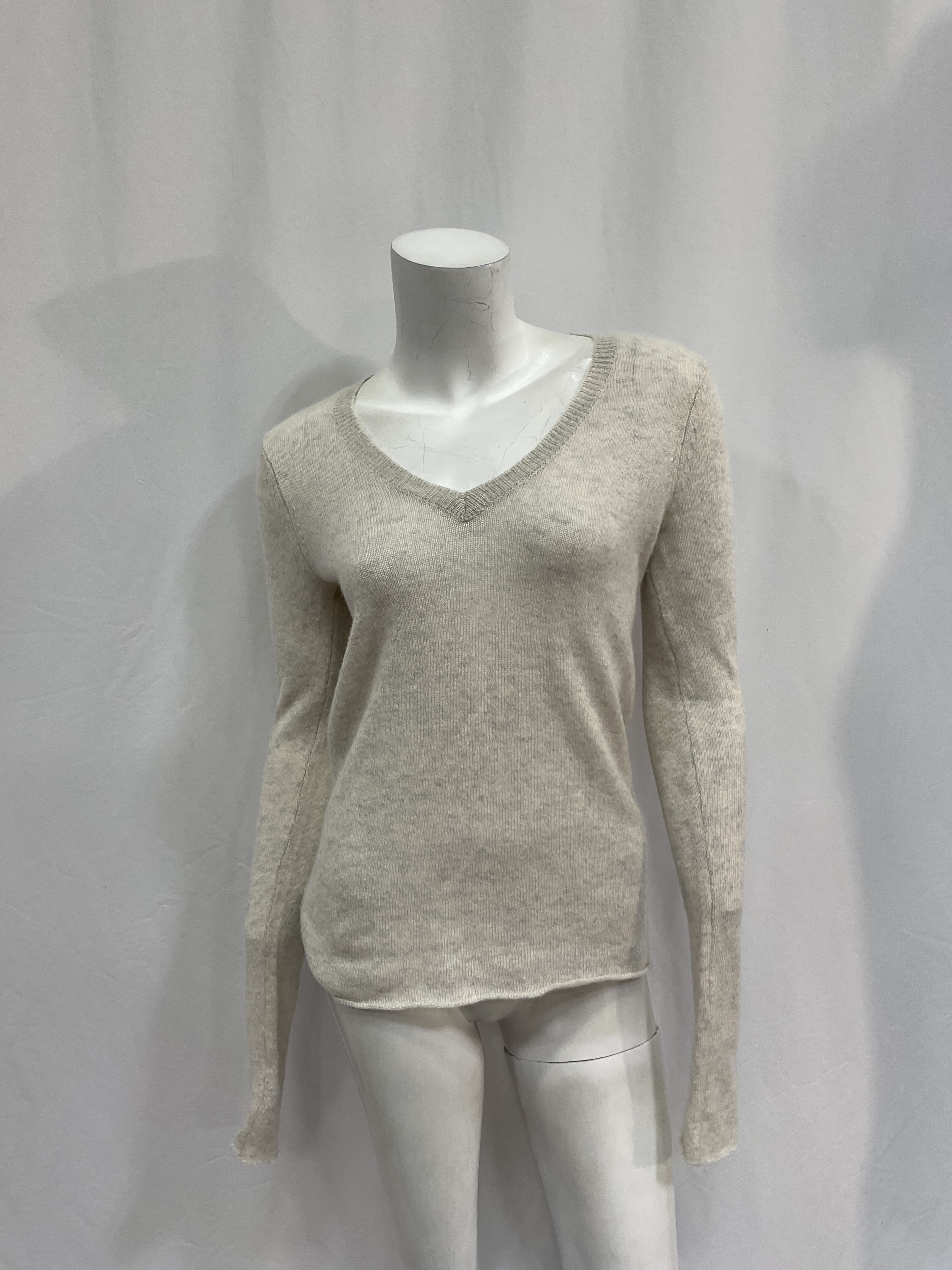Cashmere V-Neck Sweater - Image 3
