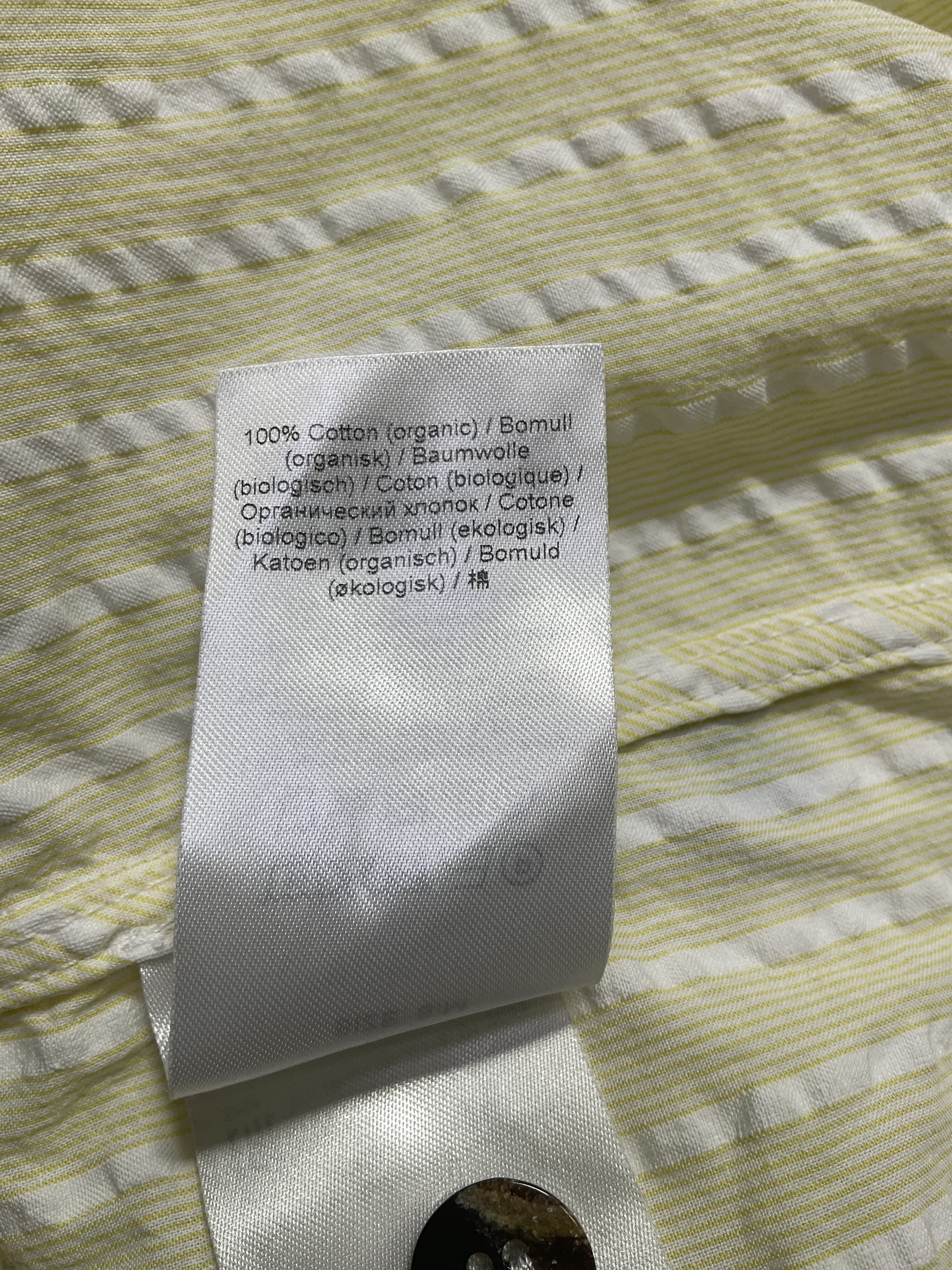 Striped Organic Cotton-Seersucker Midi Shirt Dress - Image 4