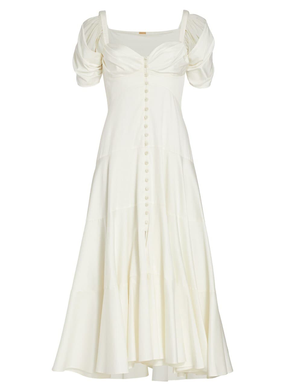 Mina Cotton Poplin Midi Dress - Image 1
