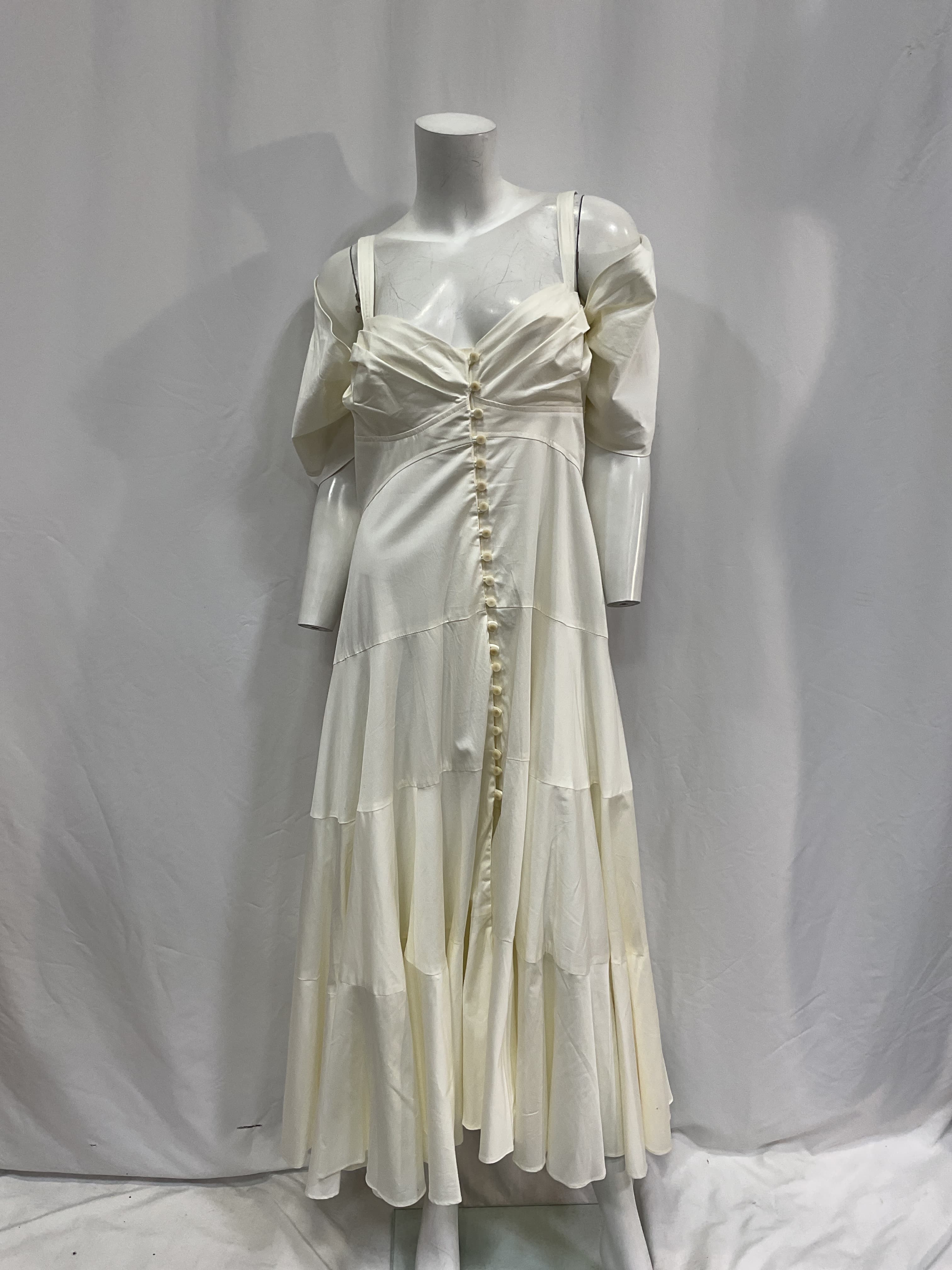 Mina Cotton Poplin Midi Dress - Image 3