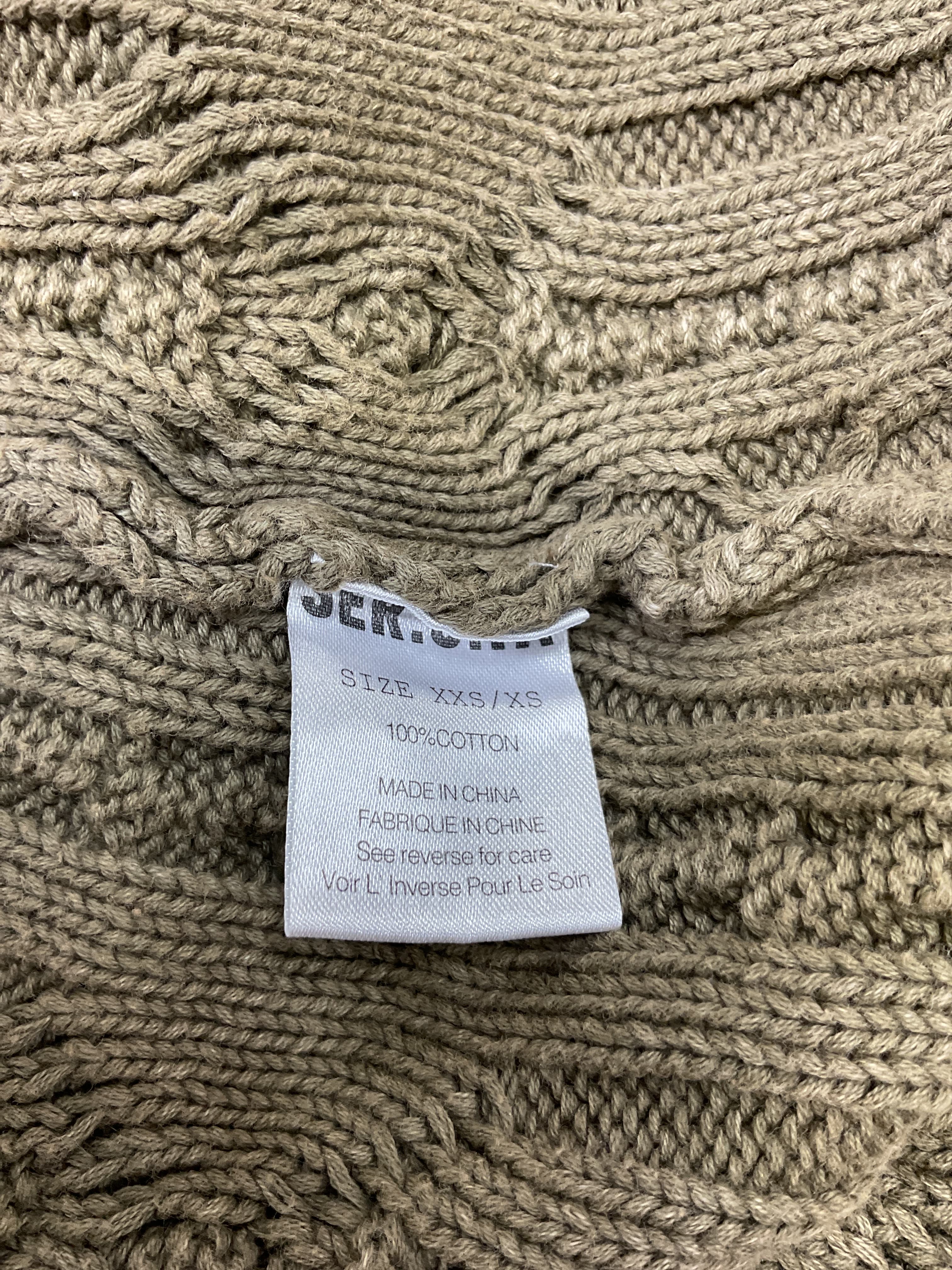 Adaline Cardigan In Washed Tan - Image 3