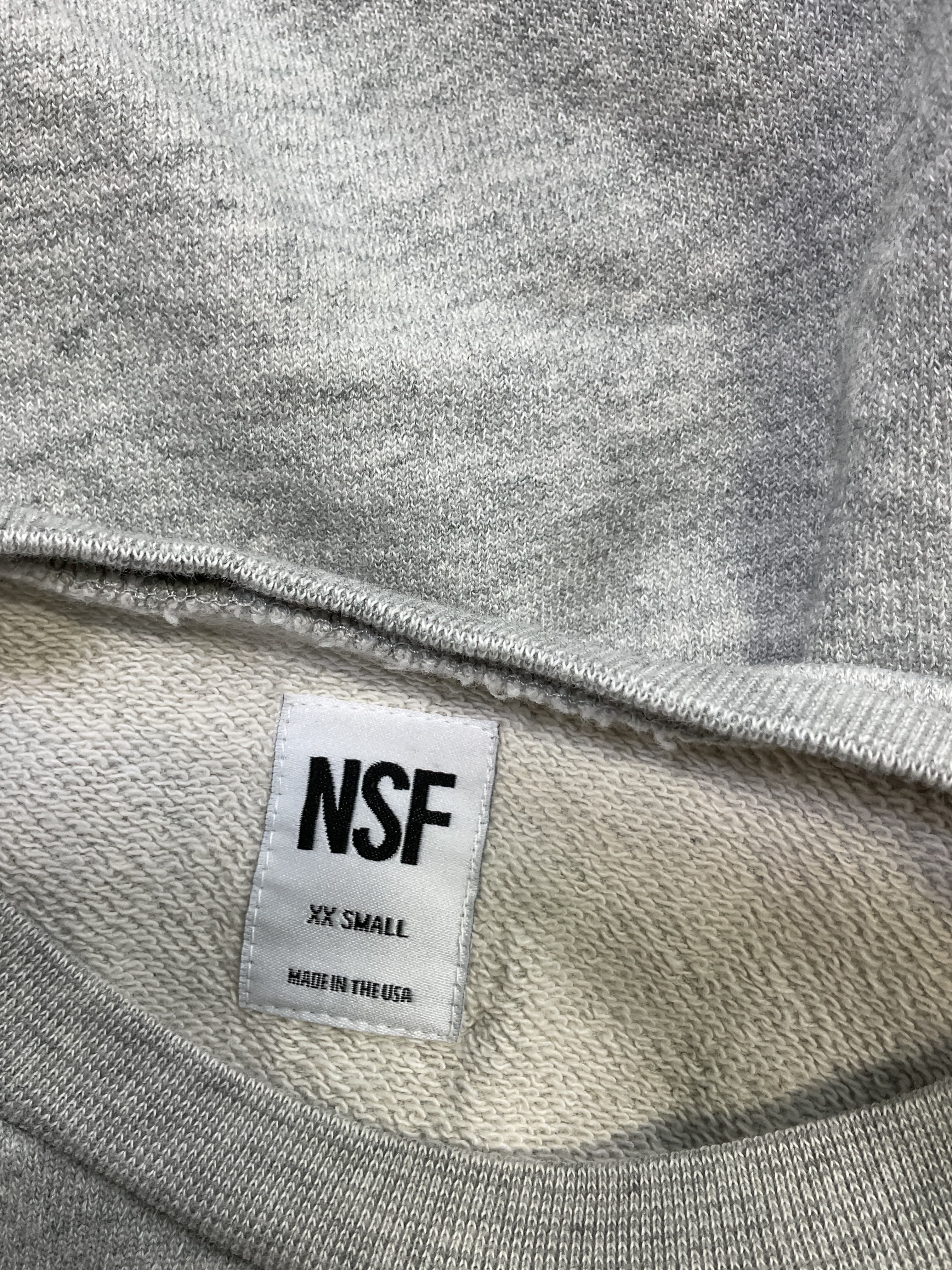 Cj Reverse Sleeve Crewneck Sweatshirt In Heather Grey - Image 4