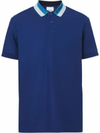 Logo Detail Piqu Polo Shirt - Image 1