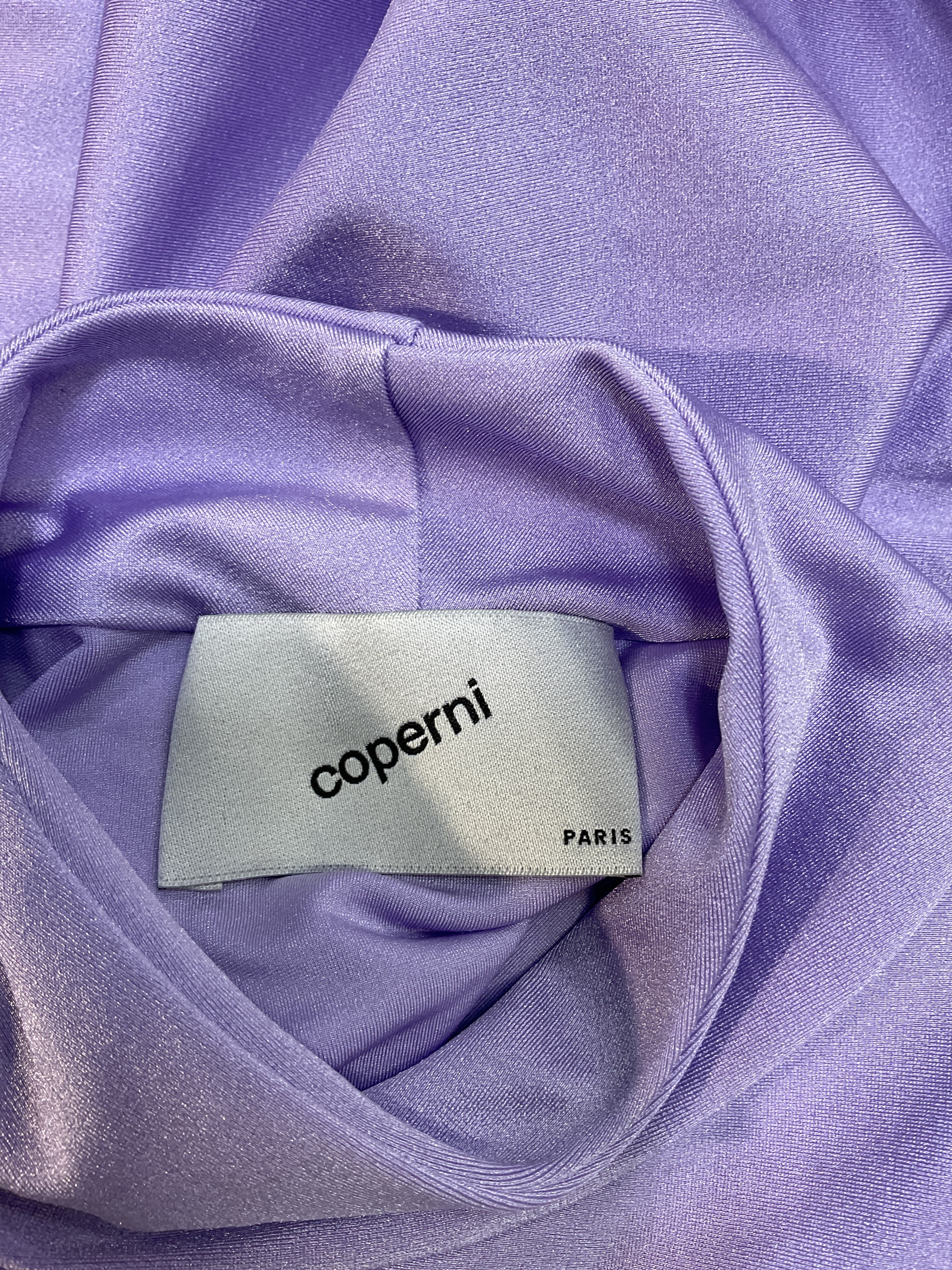 High Neck Top In Lilac - Image 3