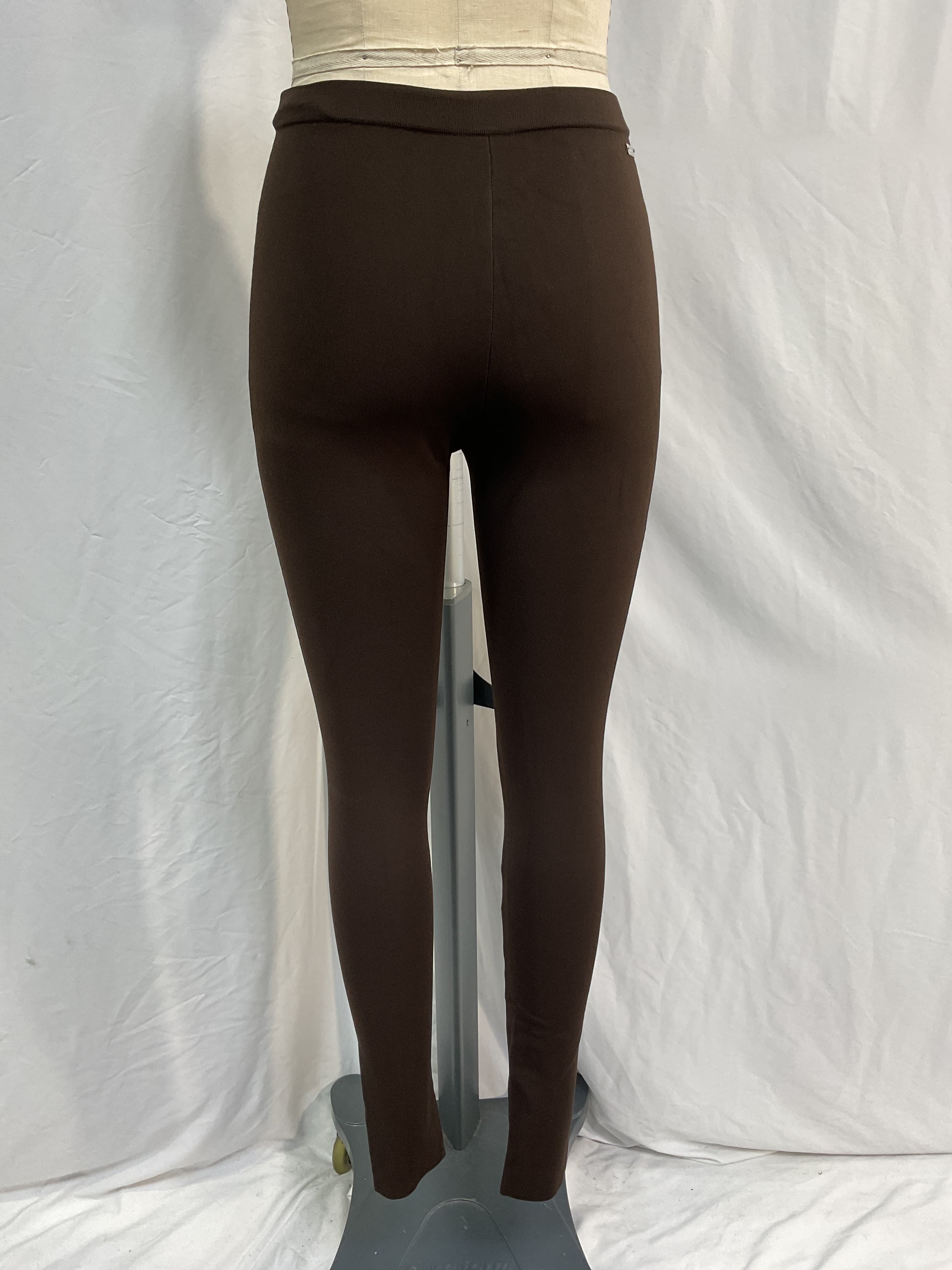 Stretch Legging In Cocoa Brown - Image 2