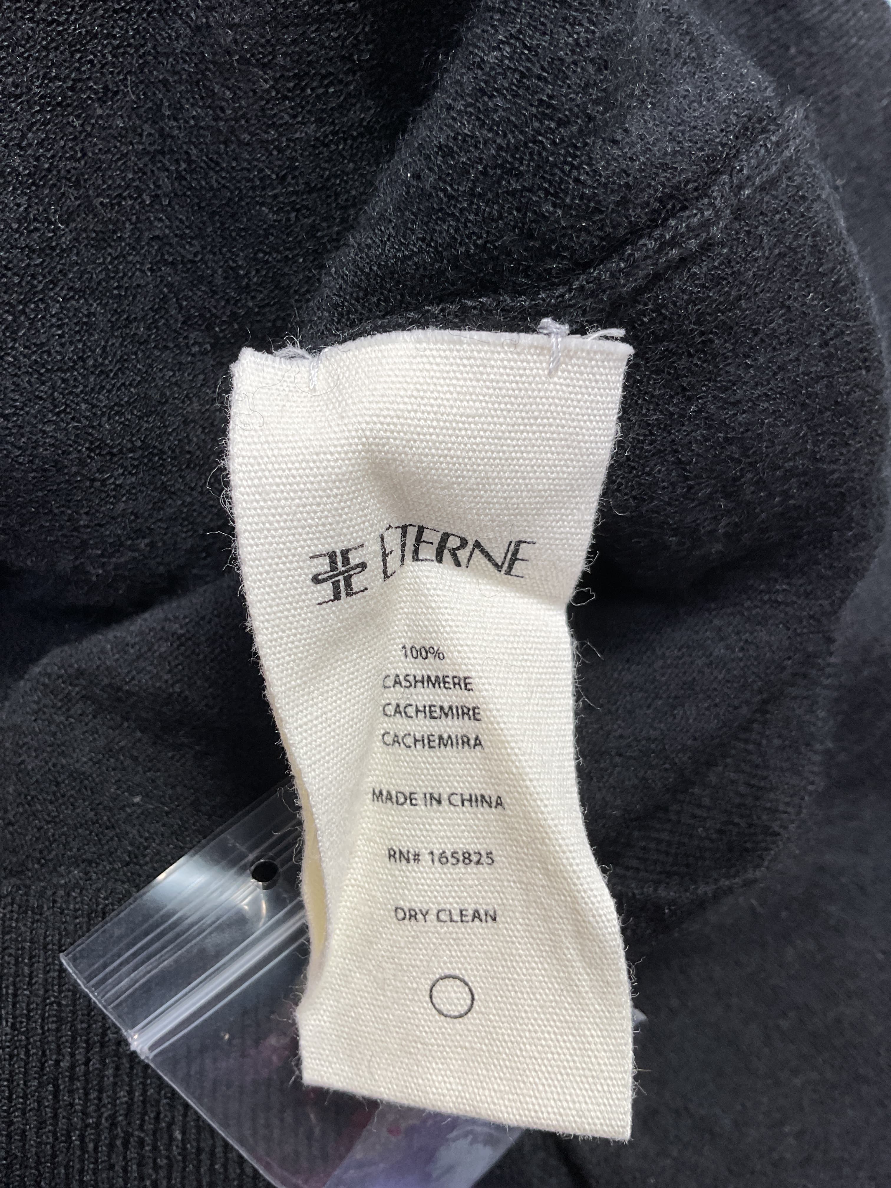 Journey Cashmere Polo Top In Black - Image 3
