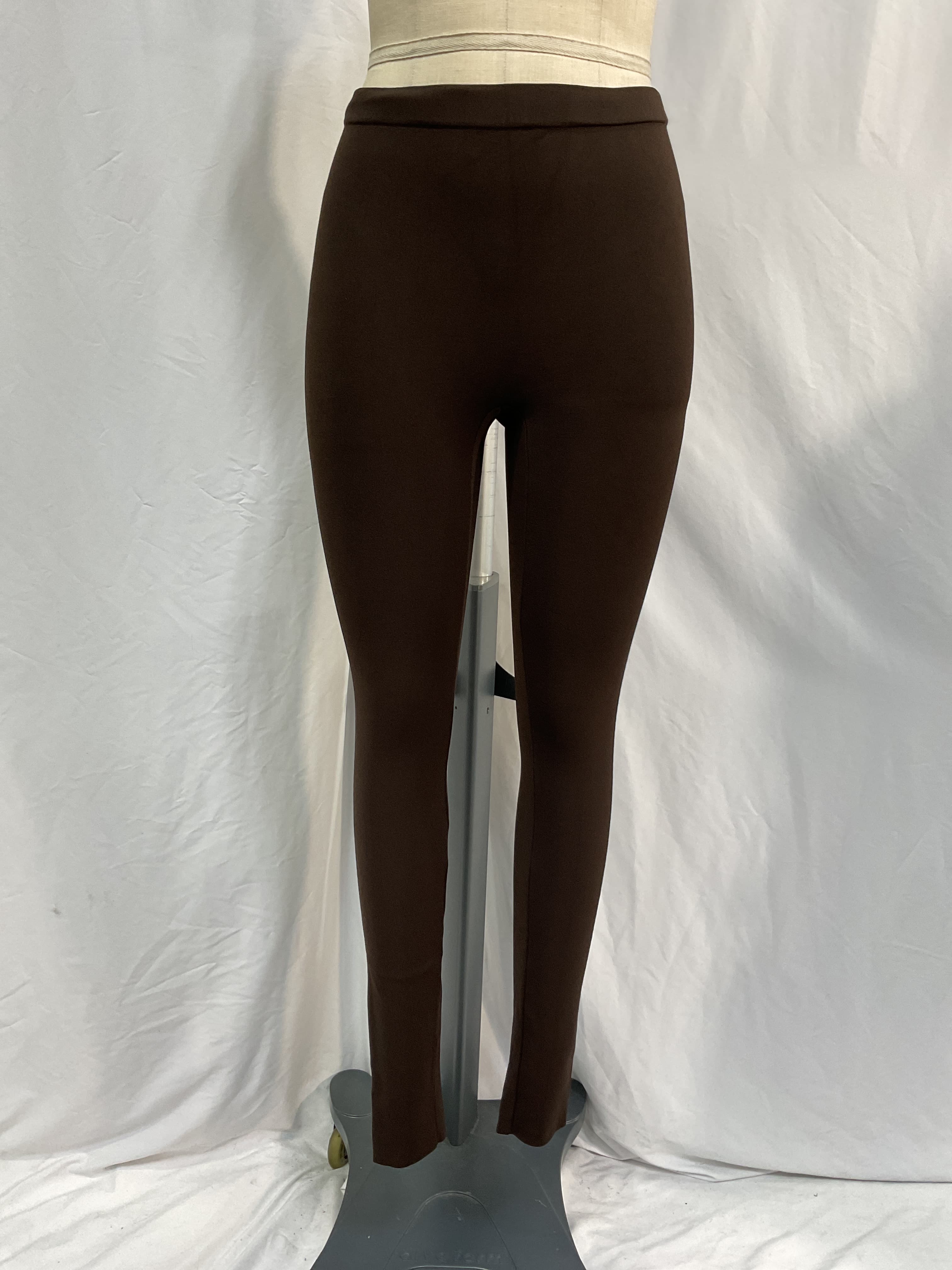 Stretch Legging In Cocoa Brown - Image 3