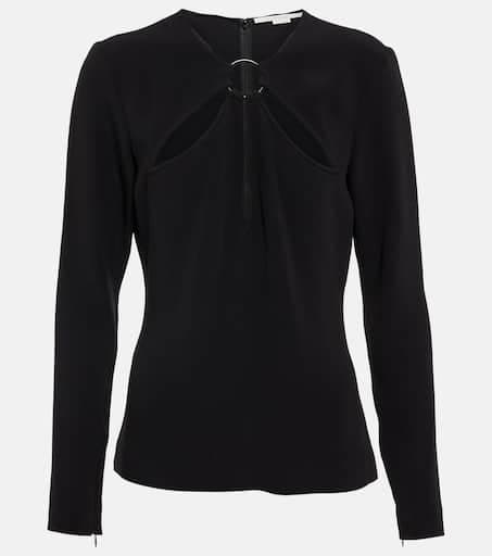 Cut Out Crpe Top - Image 1