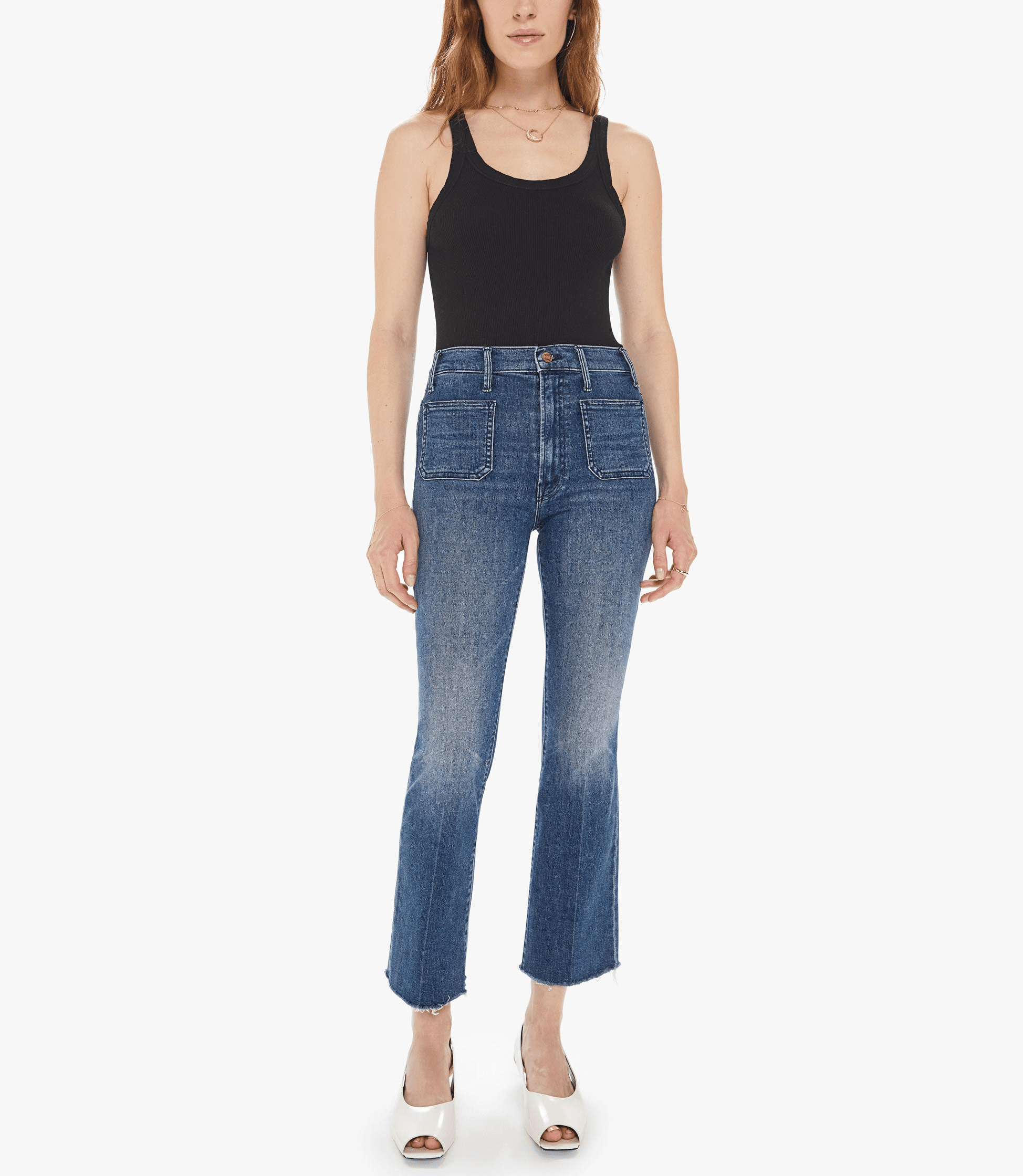 The Hustler Patch Pocket Ankle Fray - Image 3
