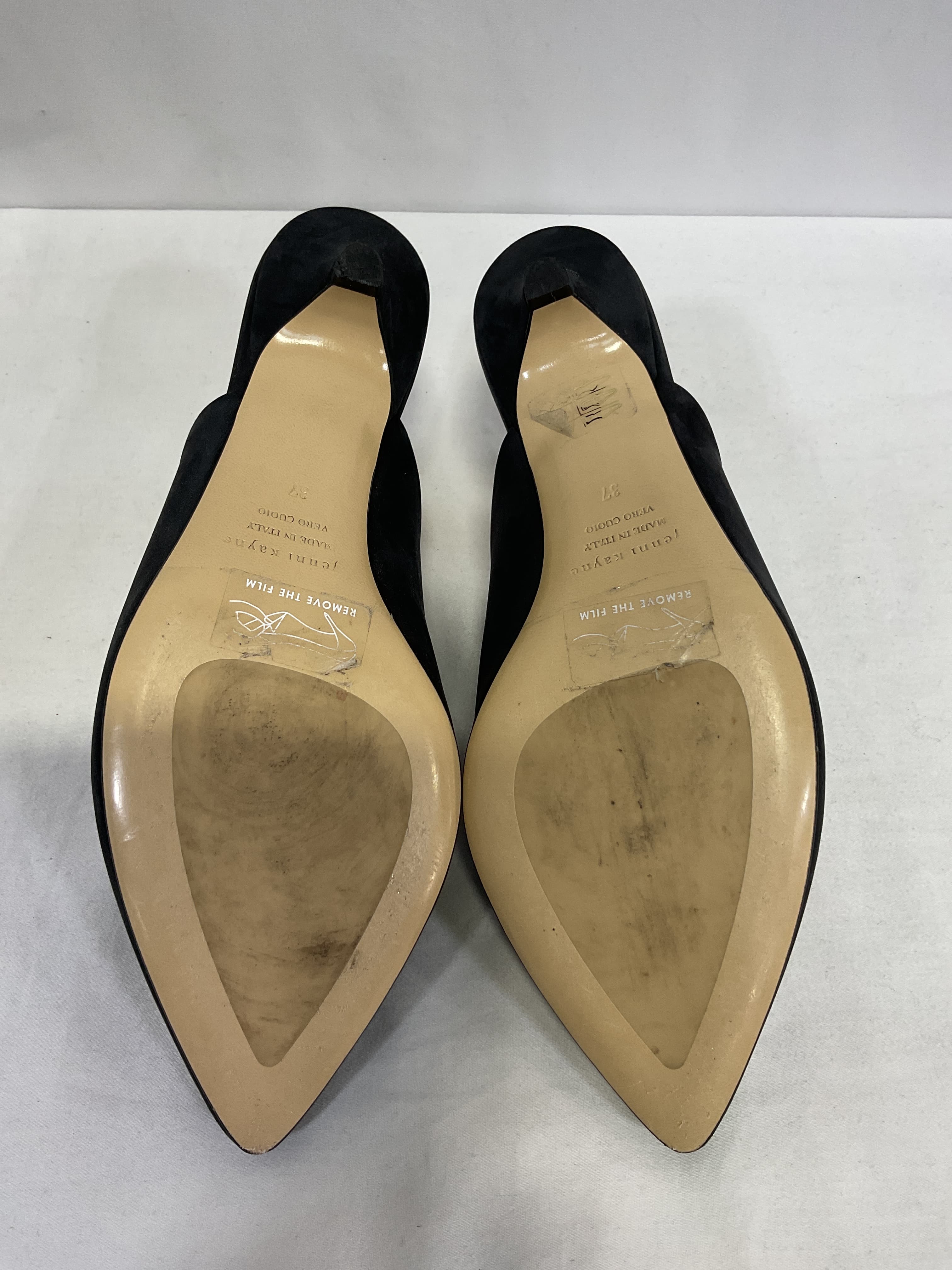Oiled Leather Kitten Heel Mule - Image 4