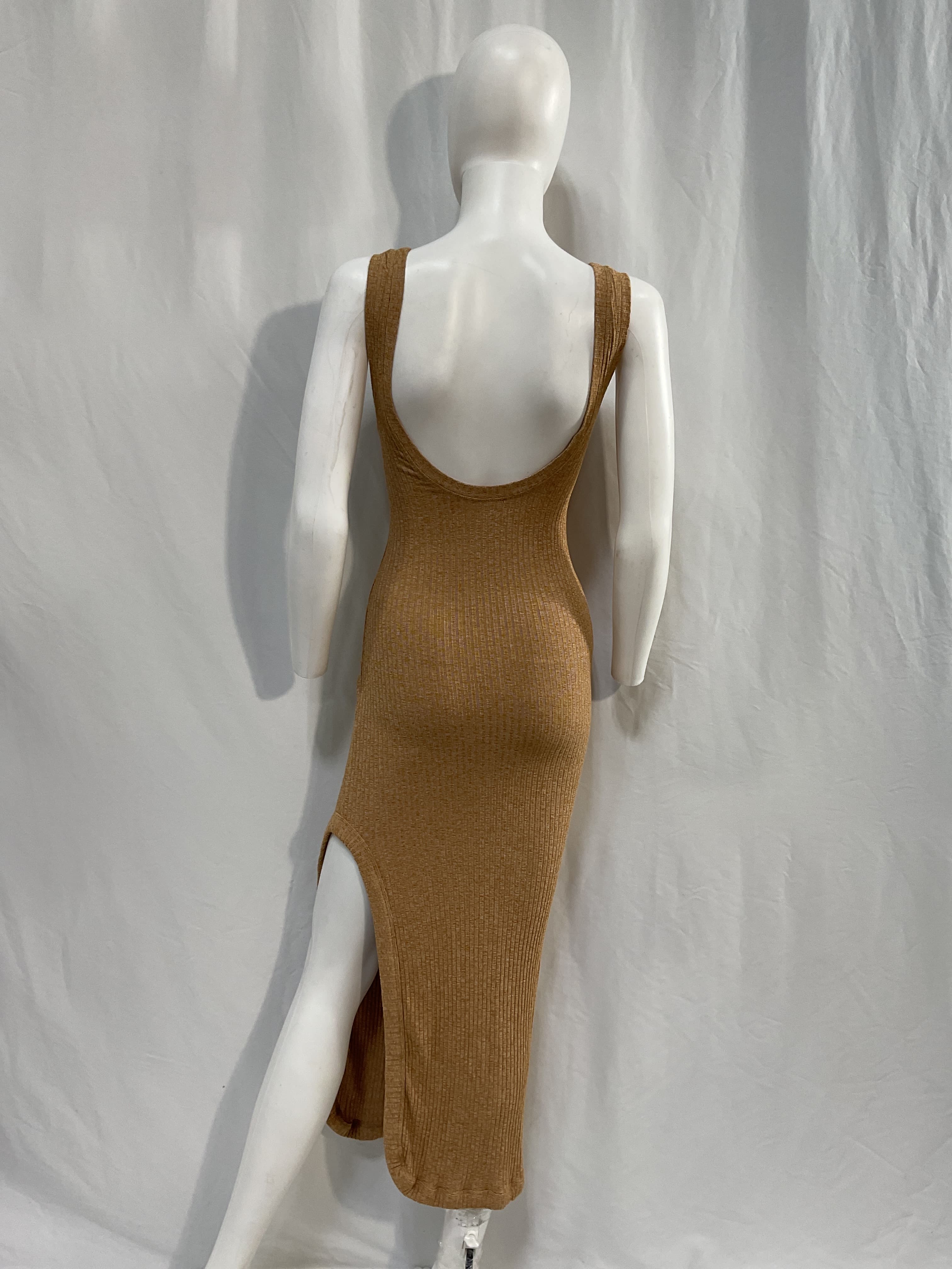 Palma Rib Knit Tank Midi Dress - Image 2