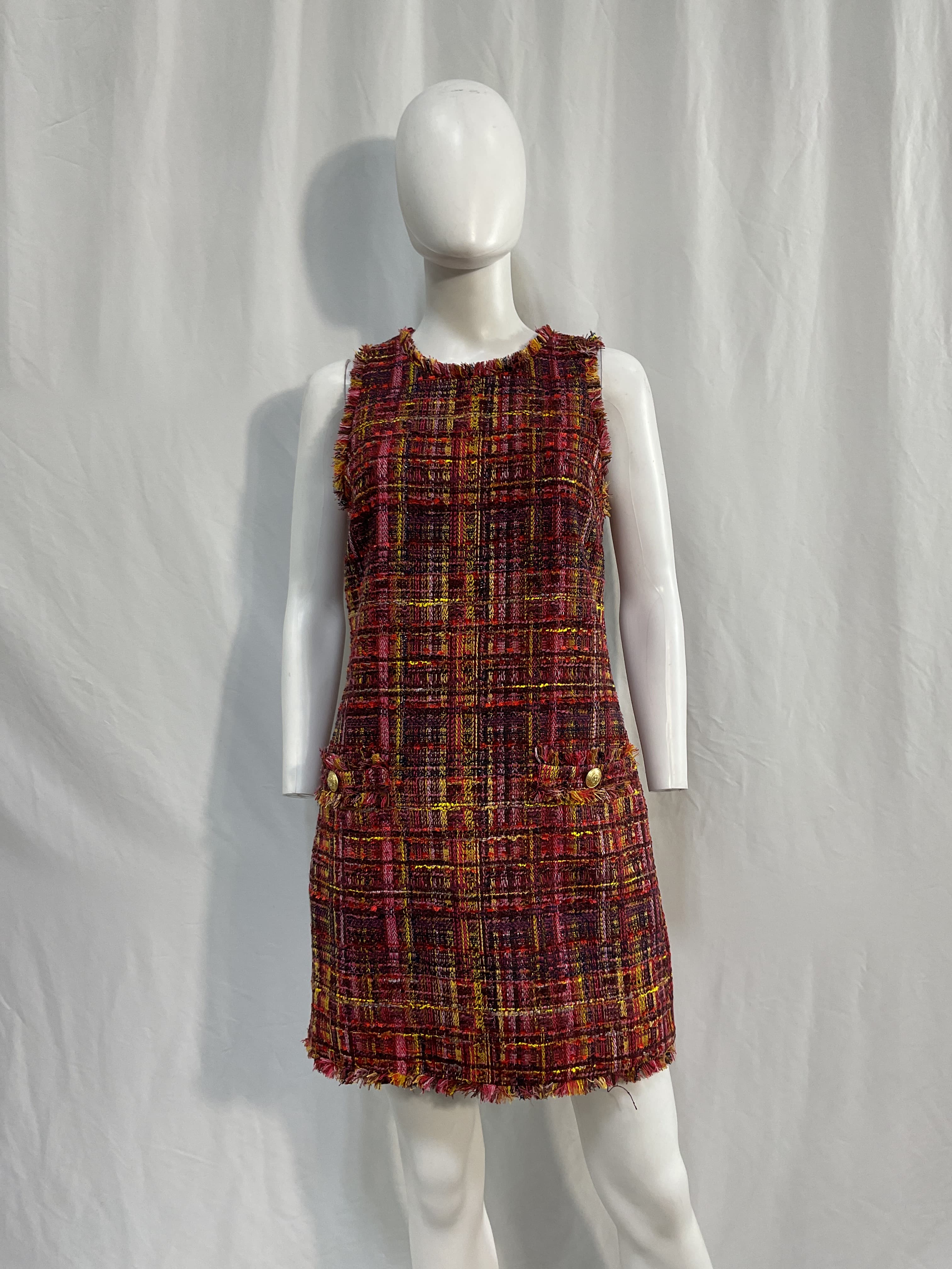 Florian Tweed Shift Dress - Image 1