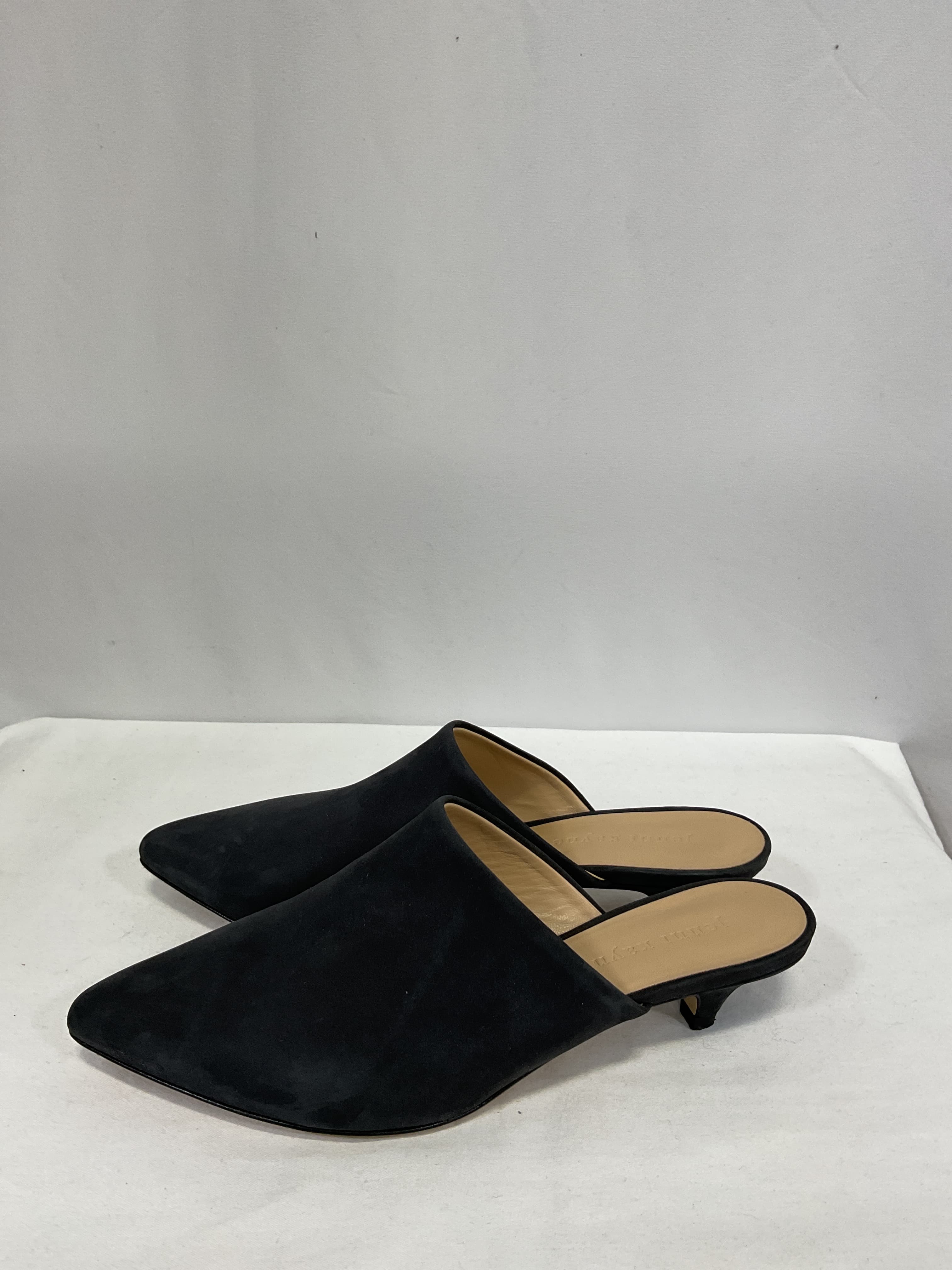 Oiled Leather Kitten Heel Mule - Image 3