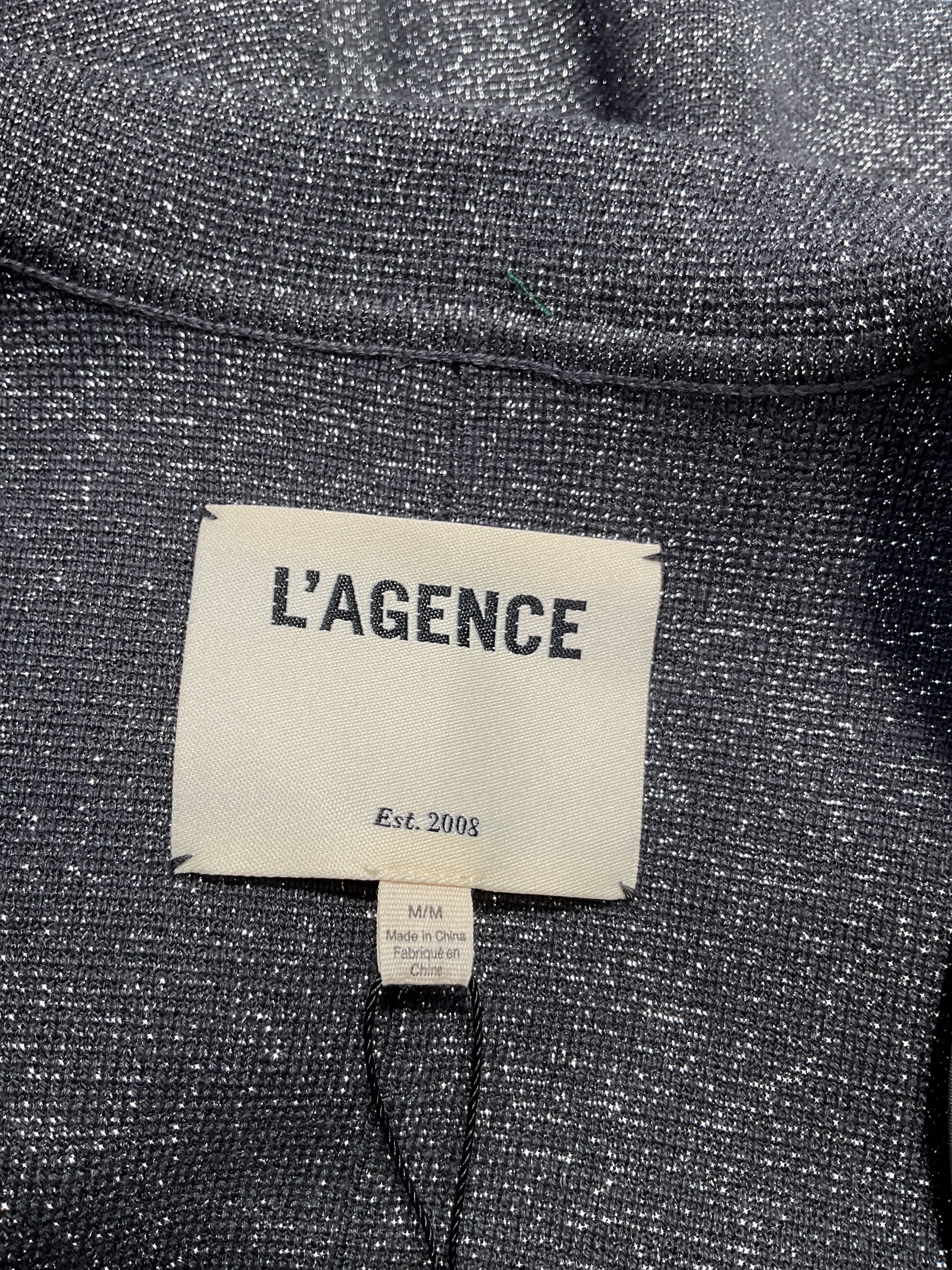 Kenzie Metallic Knit Blazer - Image 4
