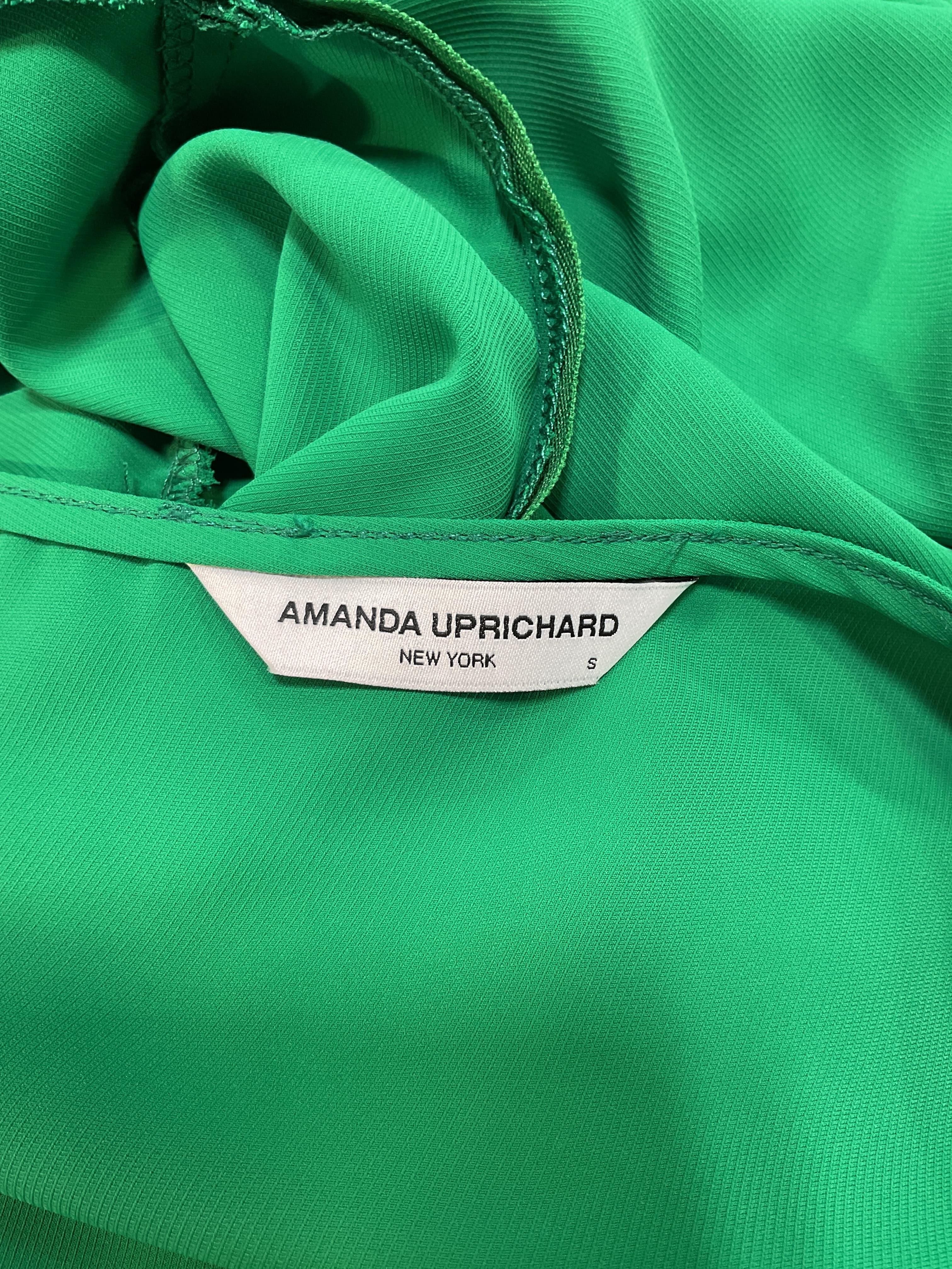 Pomona Dress In Dark Green - Image 4