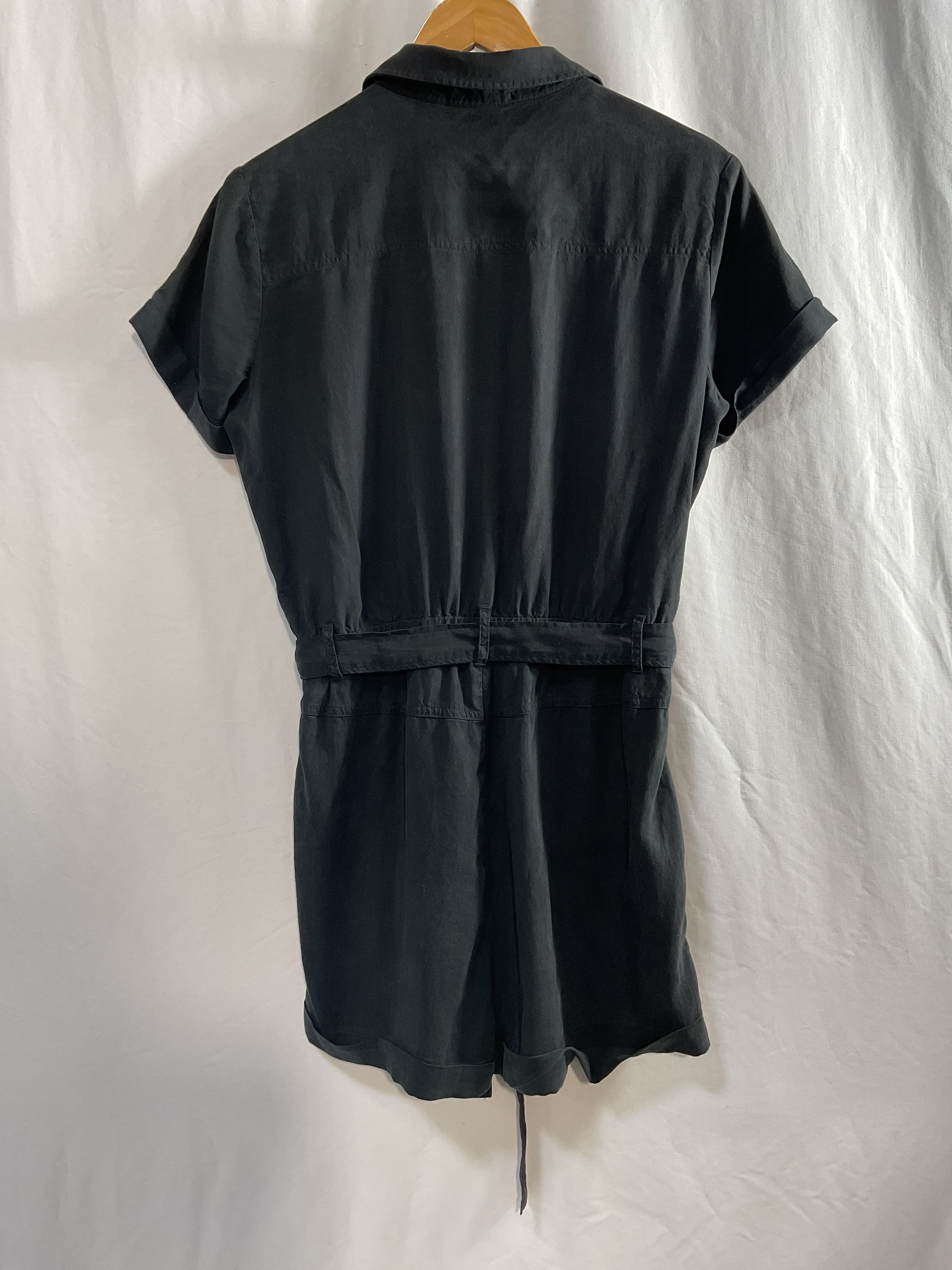 Rolled Hem Utility Romper - Image 2