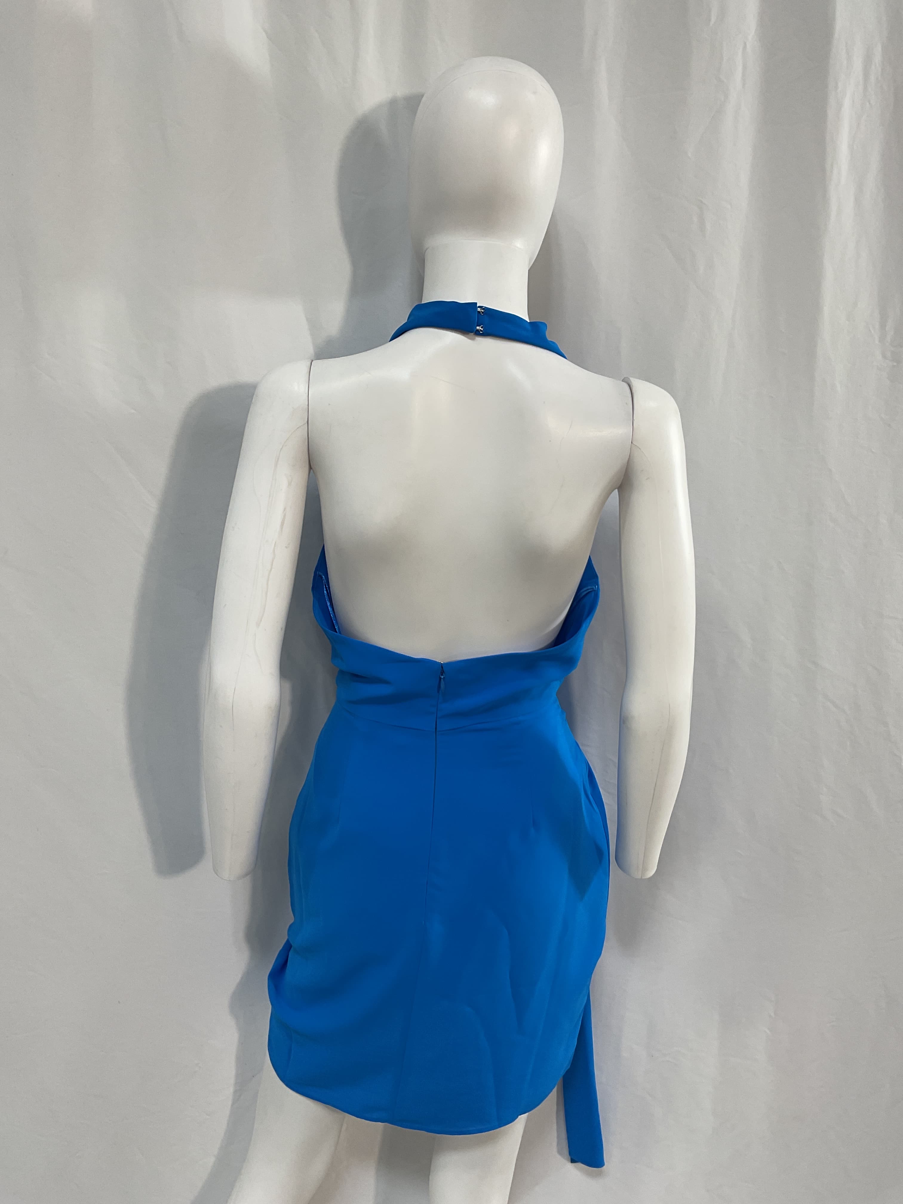 Martine Dress In Electric Blue - Image 3