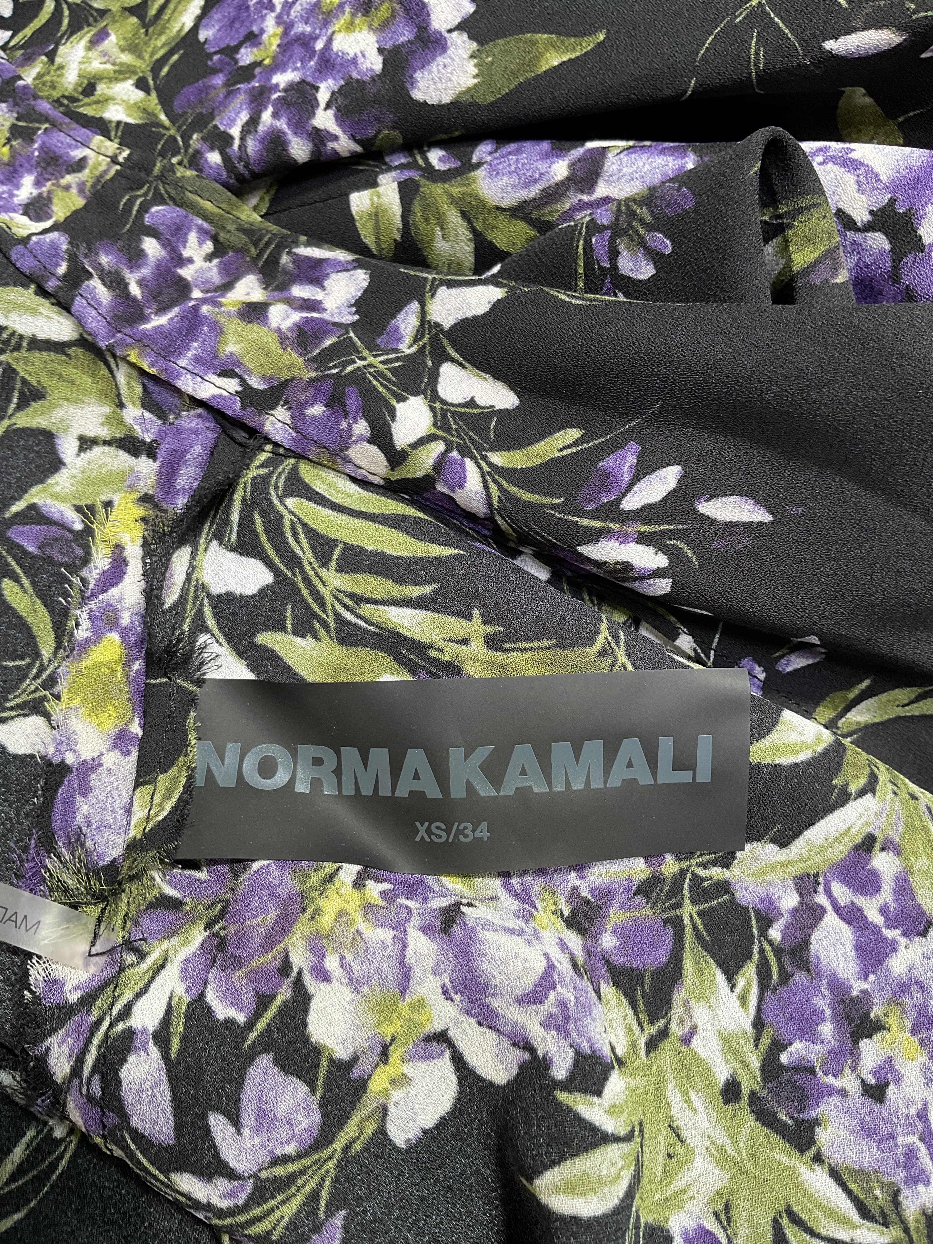 Draped Floral-Print Georgette Gown - Image 4