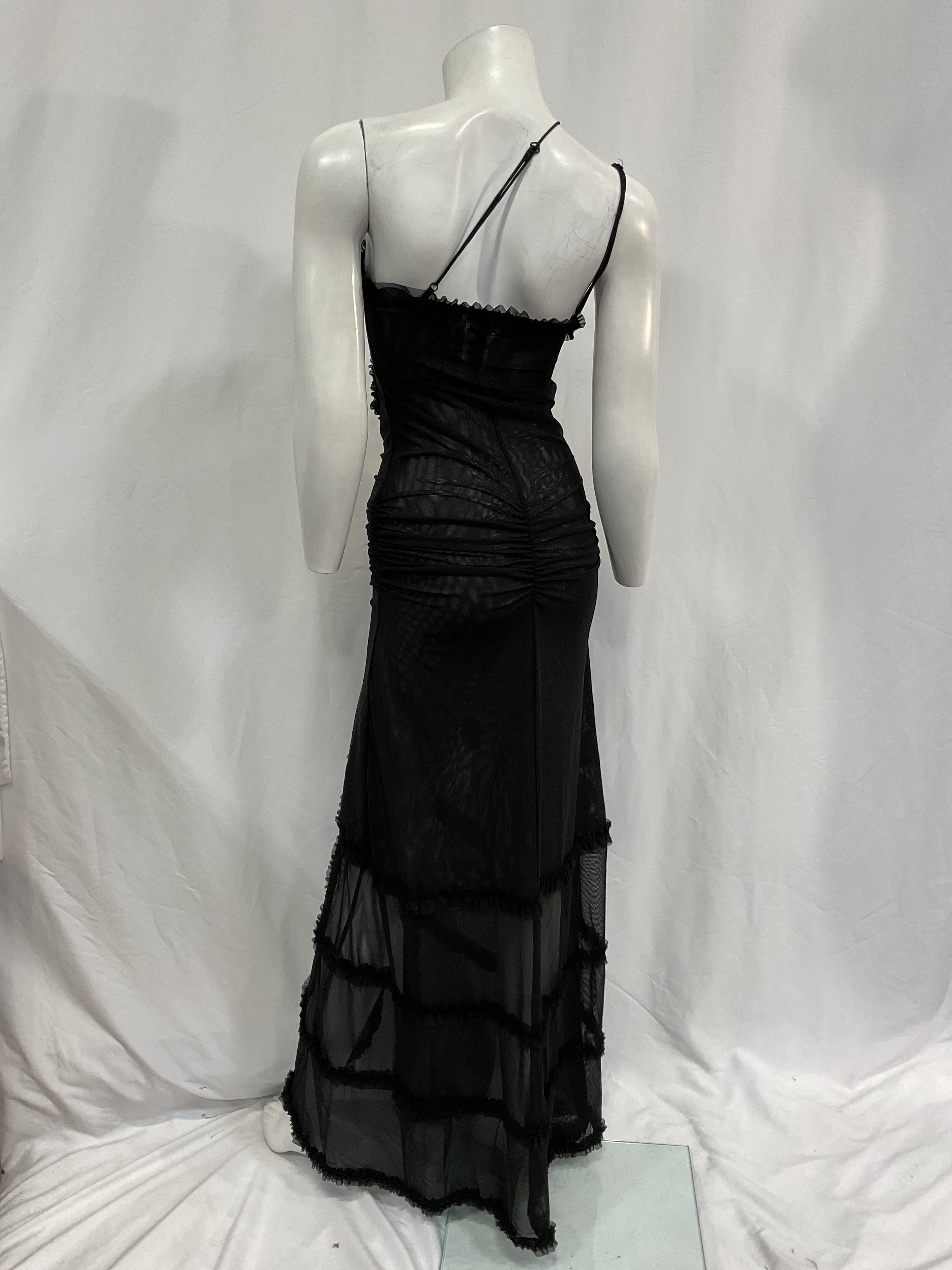 Black Maxi Fatale Dress - Image 3