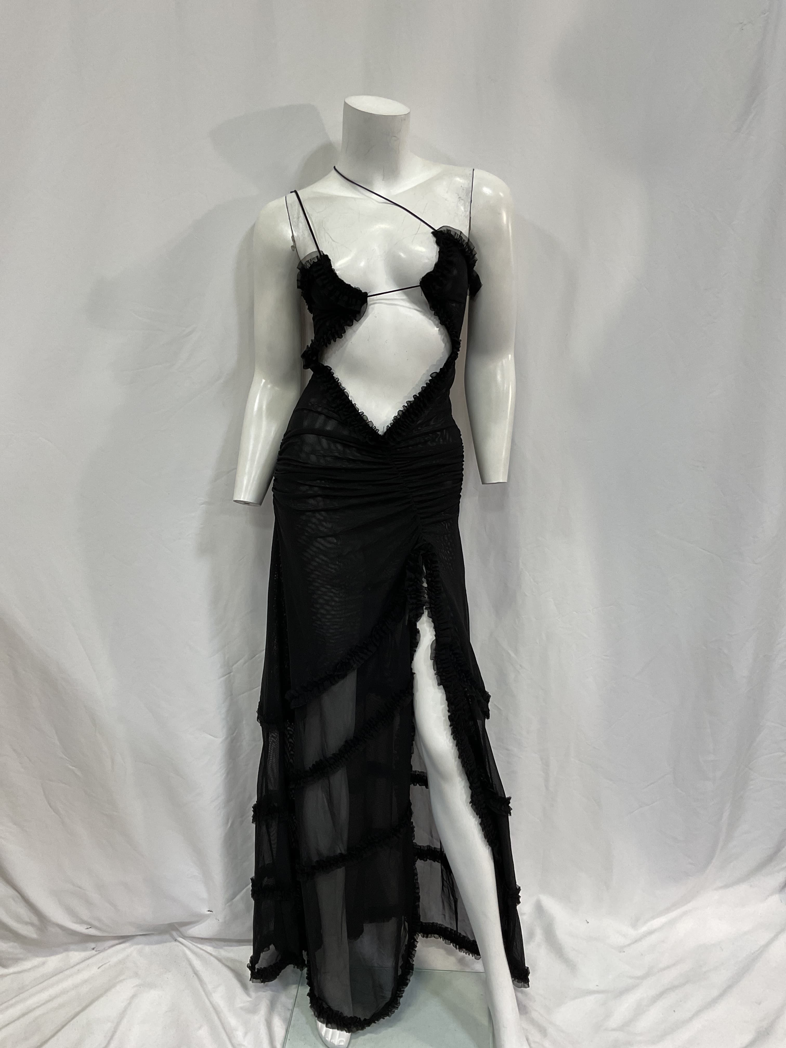 Black Maxi Fatale Dress - Image 2