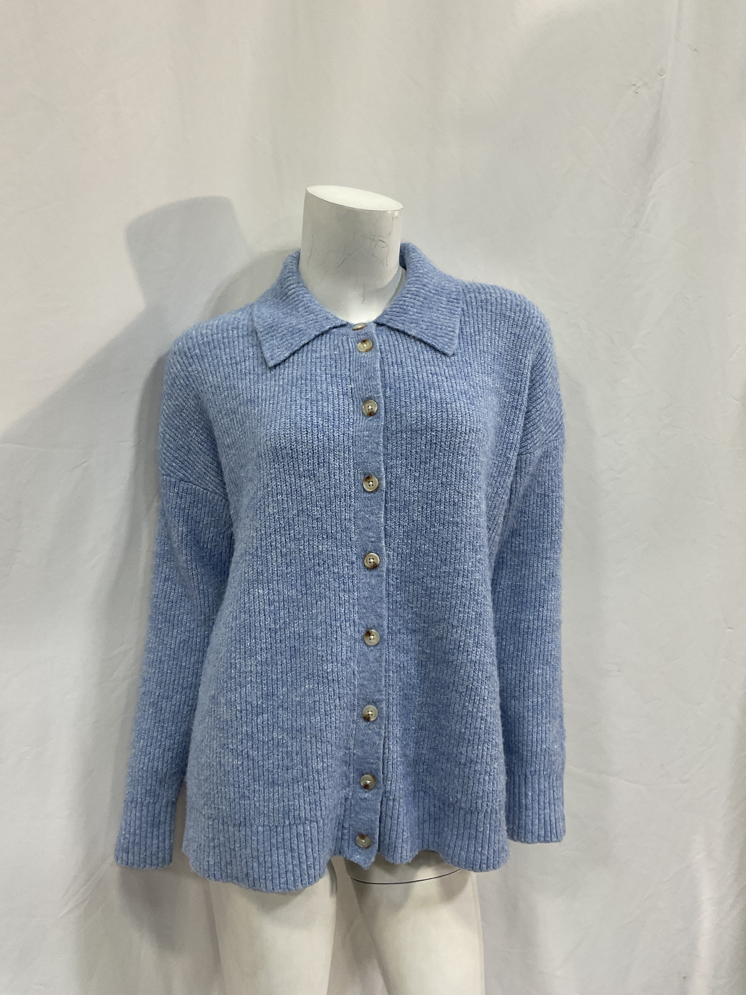 Mia Button Up Shirt Sweater - Image 3