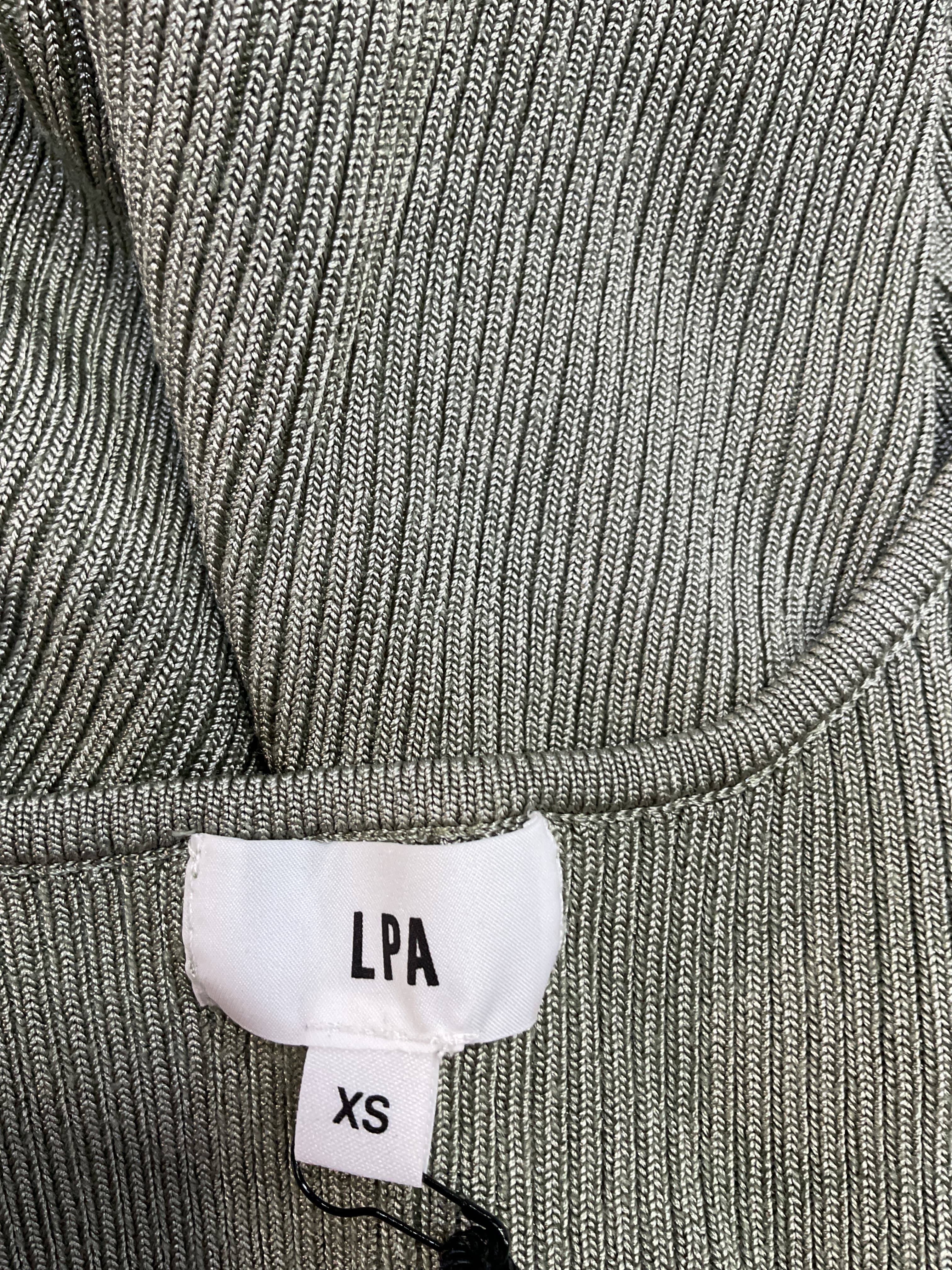 Karter Knit Midi Dress In Sage - Image 3