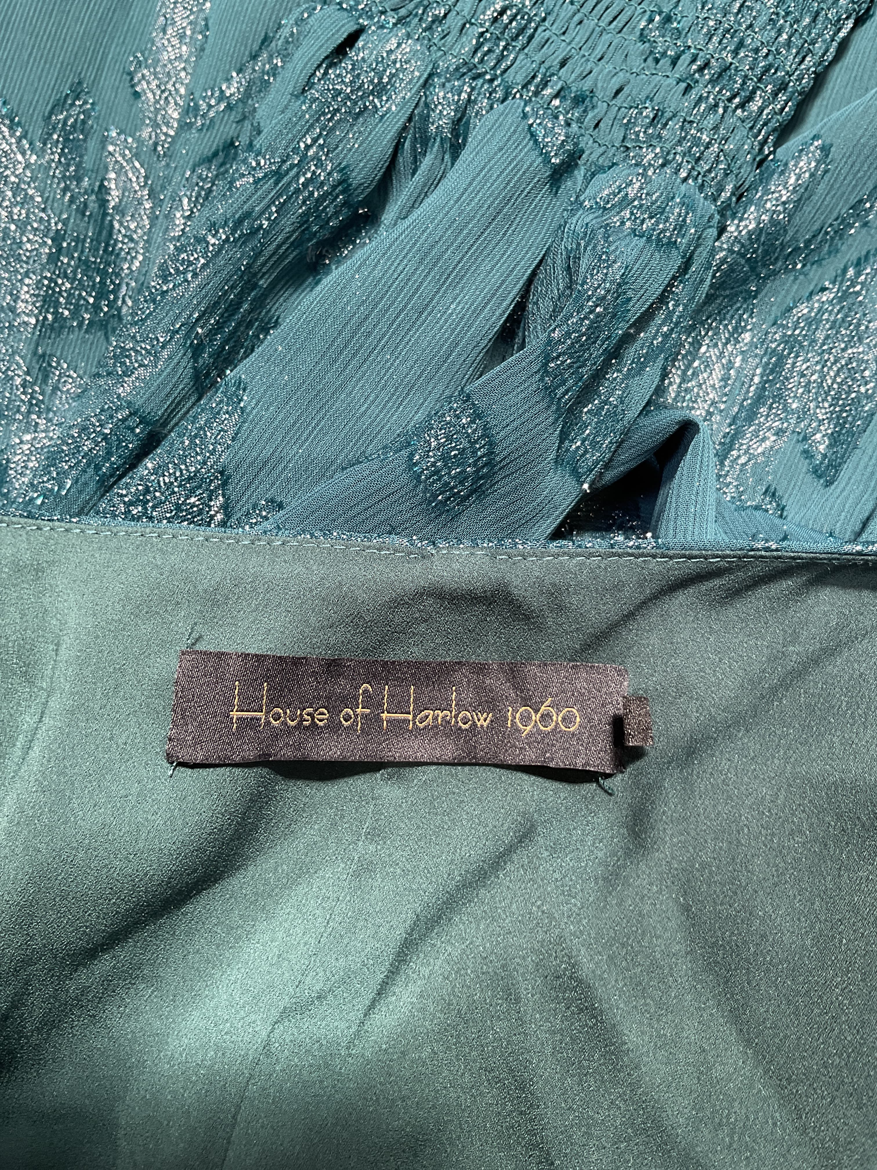 House Of Harlow 1960 X Revolve Sumner Mini Dress In Deep Teal - Image 4