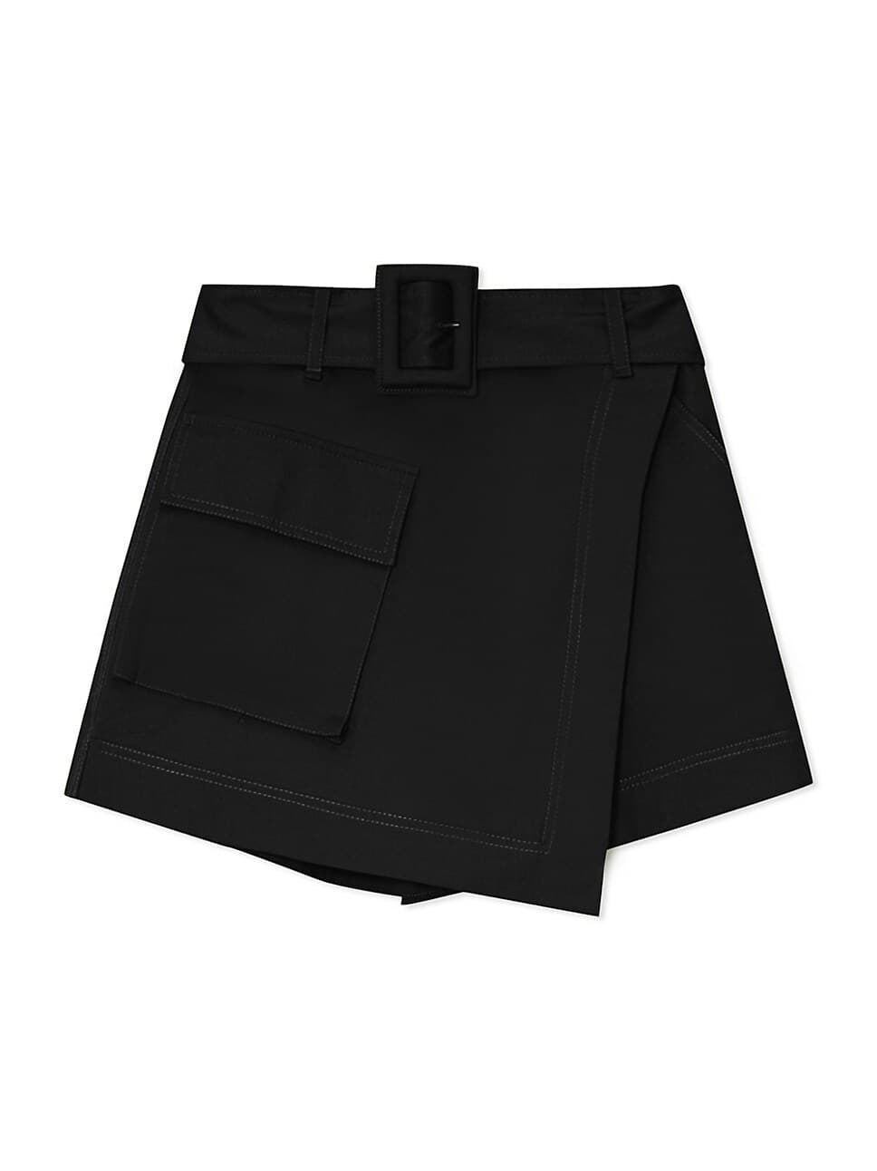Lizette Belted Utilitarian Miniskort - Image 1