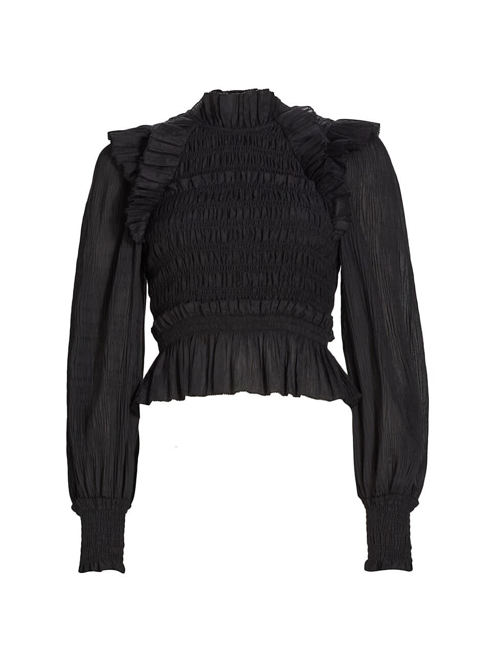 Pasha Pleated Smocked Top - Image 1