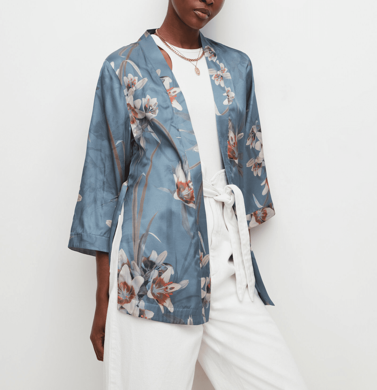 Carina Kuroyuri Silk Blend Kimono - Image 2