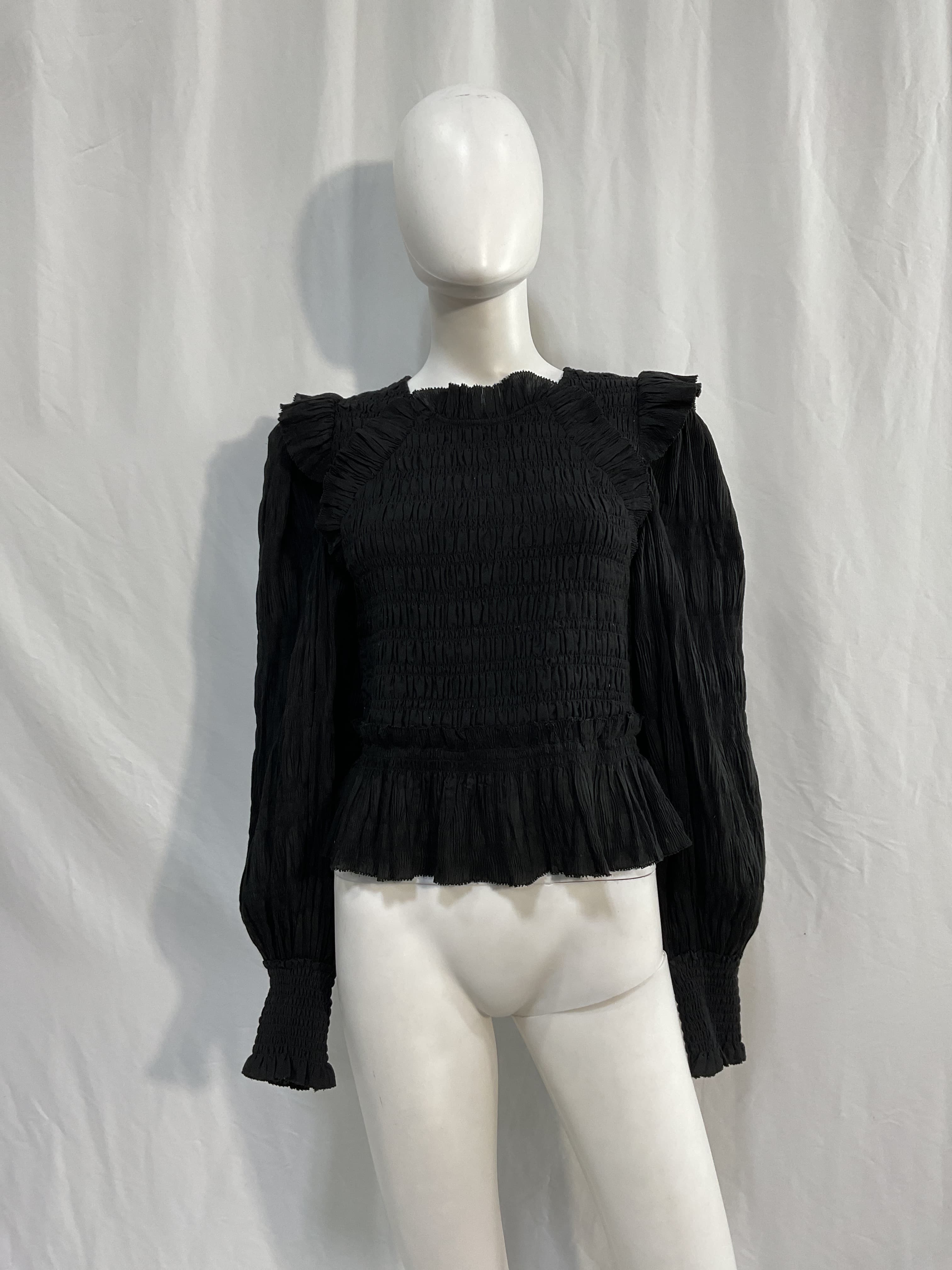 Pasha Pleated Smocked Top - Image 2