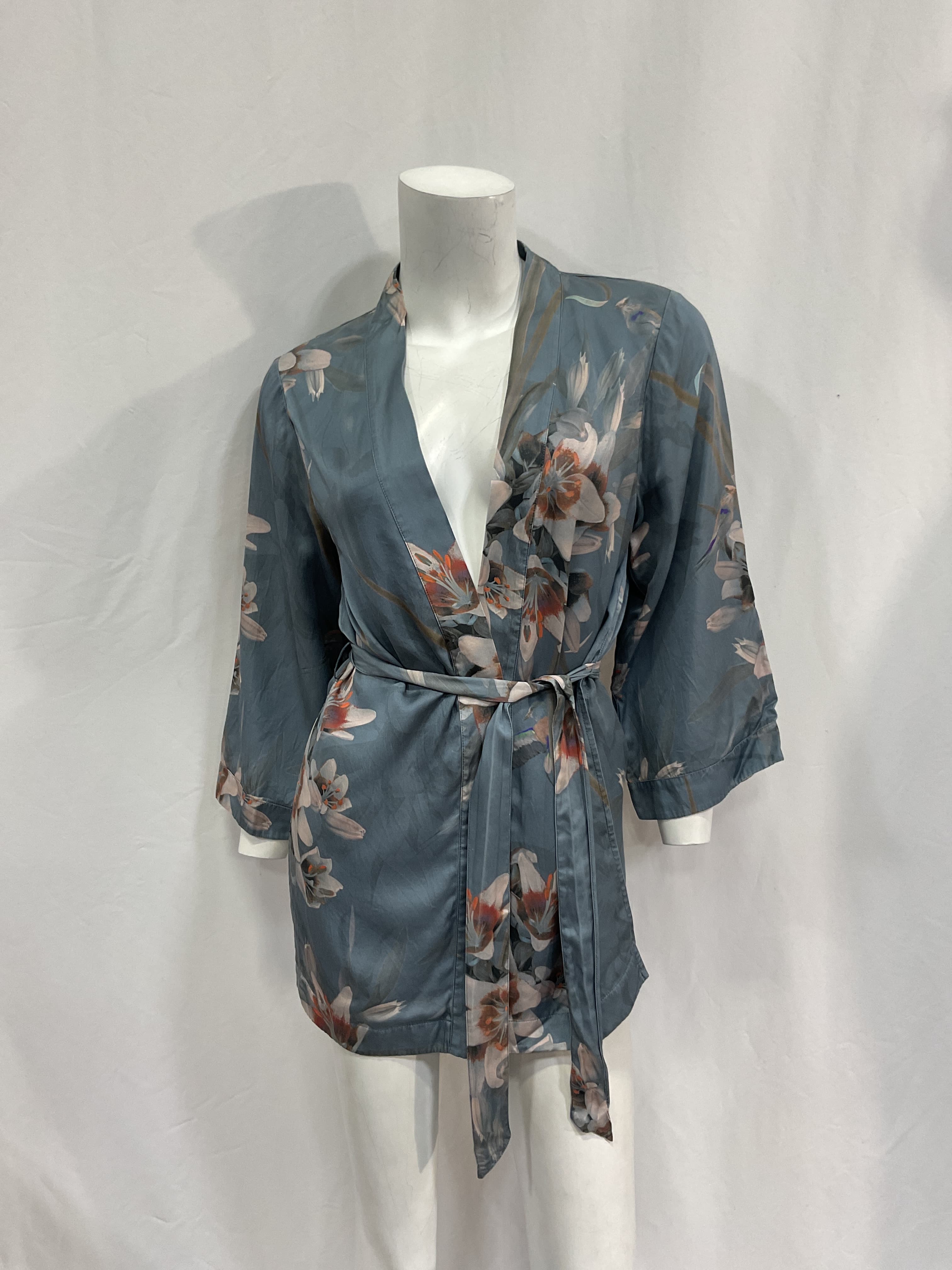 Carina Kuroyuri Silk Blend Kimono - Image 1