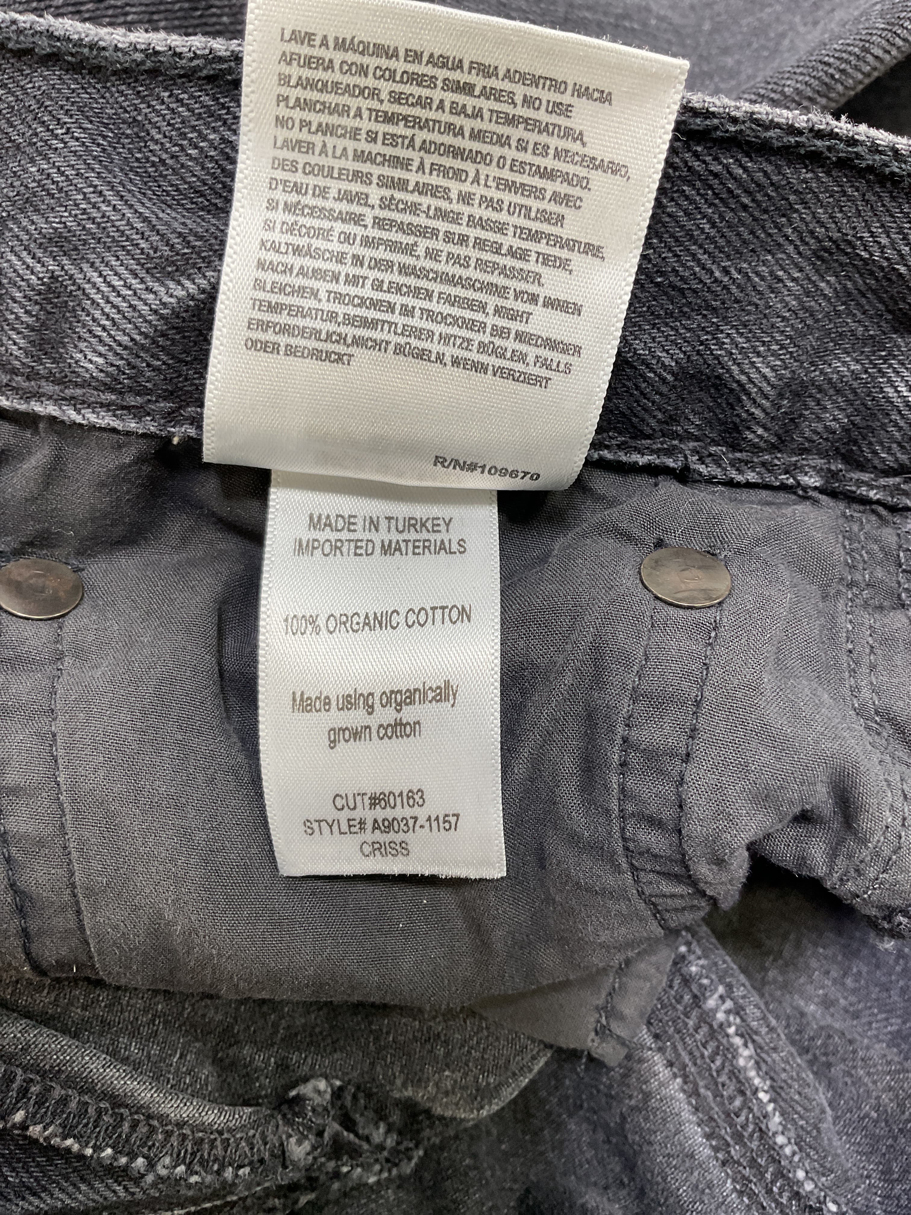 Criss Cross Mid-Rise Straight-Leg Jeans - Image 3