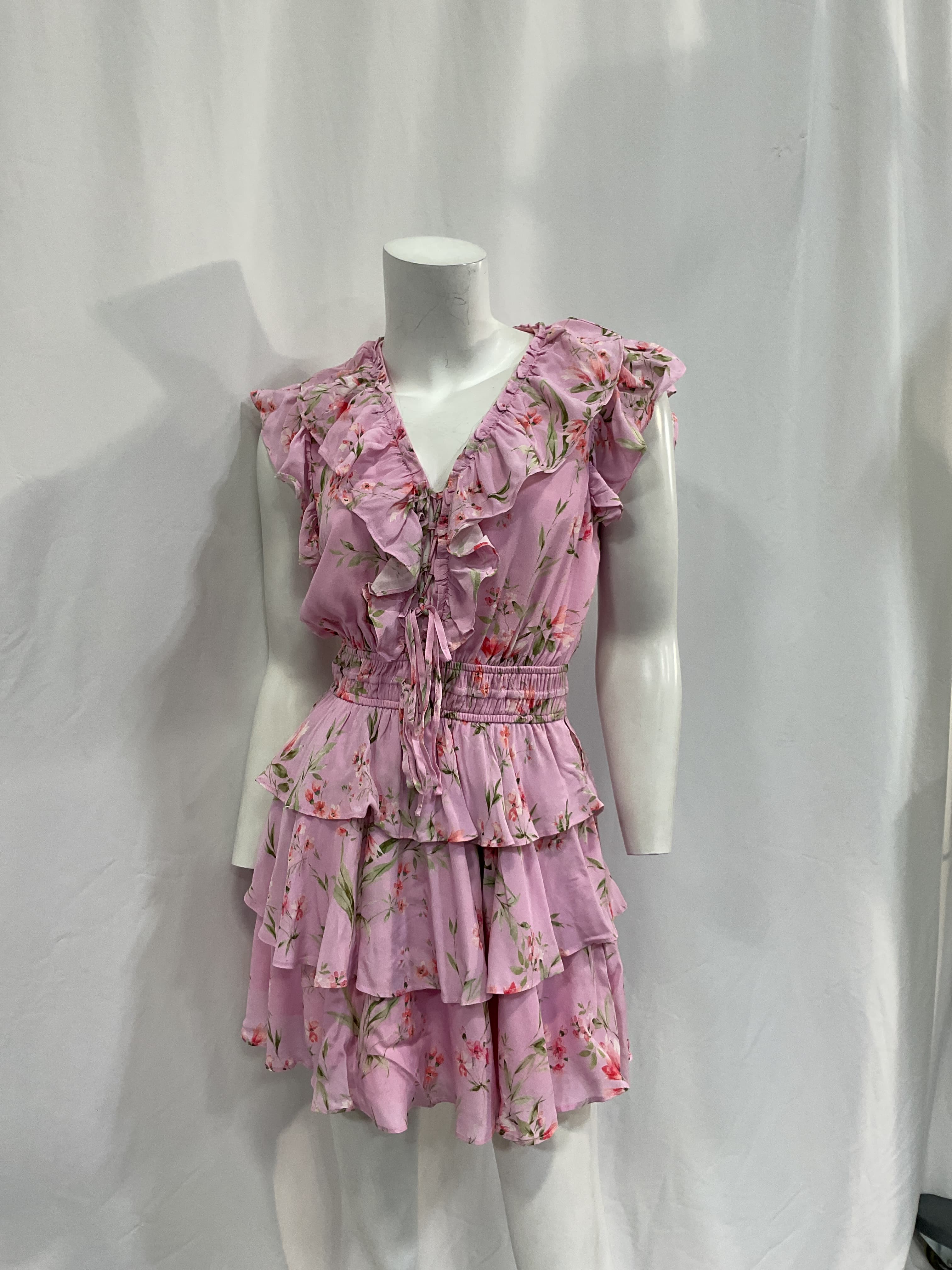 Kiki Mini Dress In Heartwood Pink - Image 3