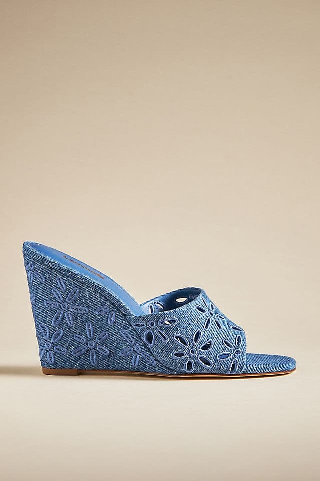 Jackie Wedge Sandals - Image 1