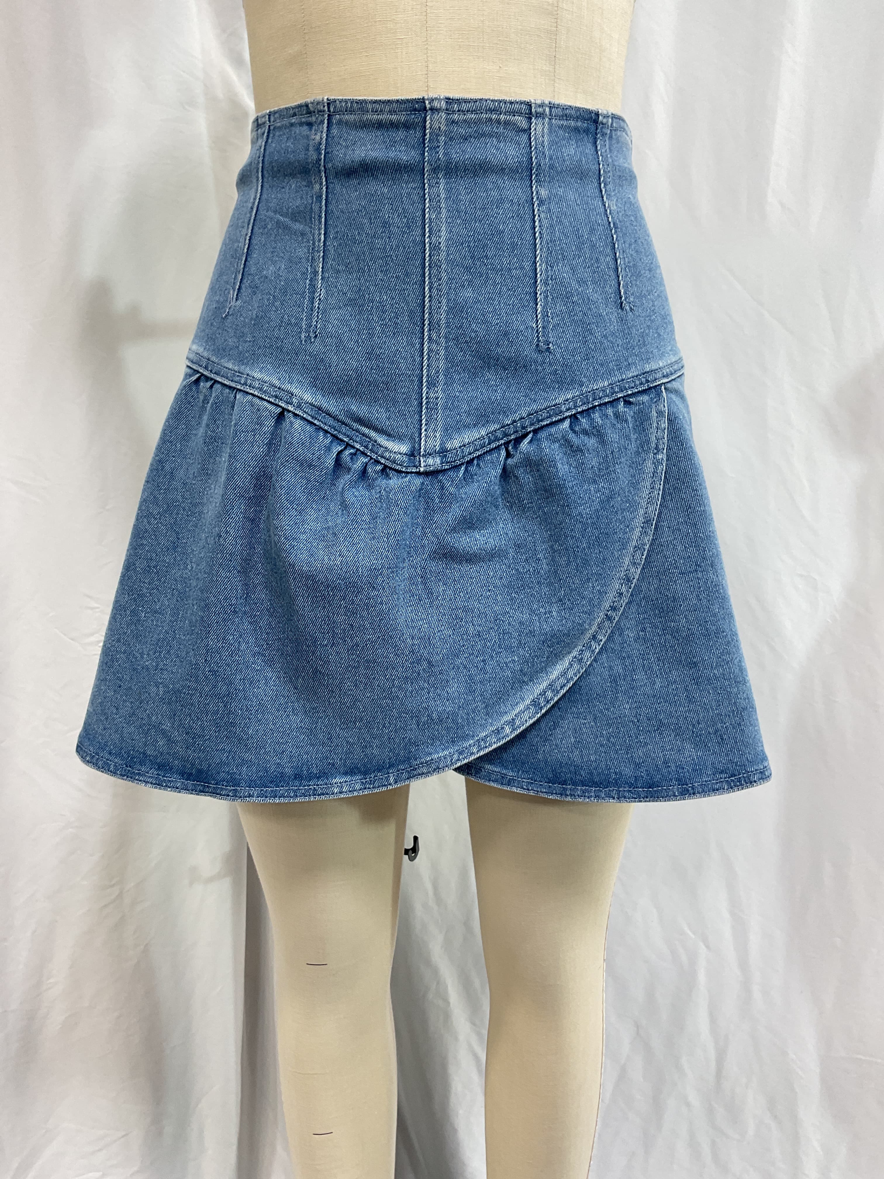 Dimenia Skirt In Blue - Image 2