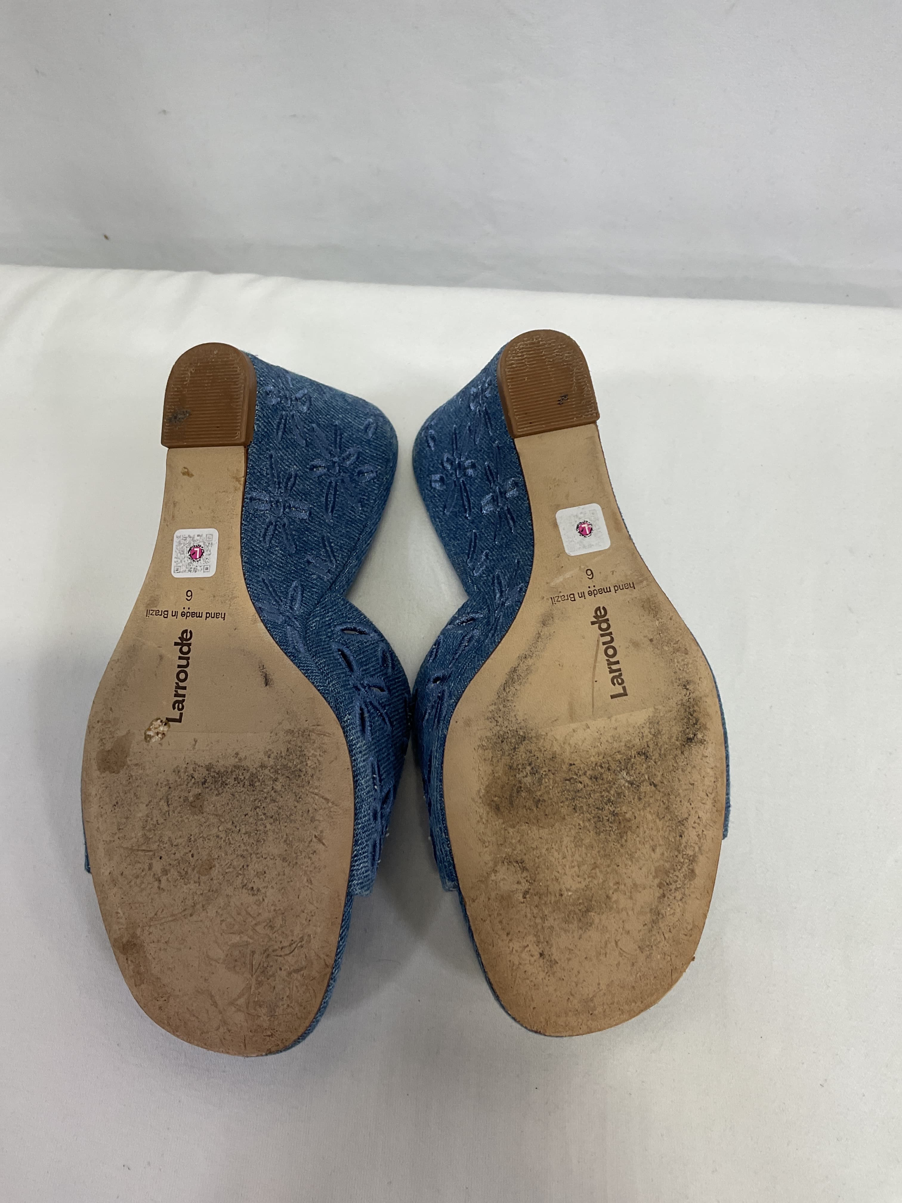 Jackie Wedge Sandals - Image 4