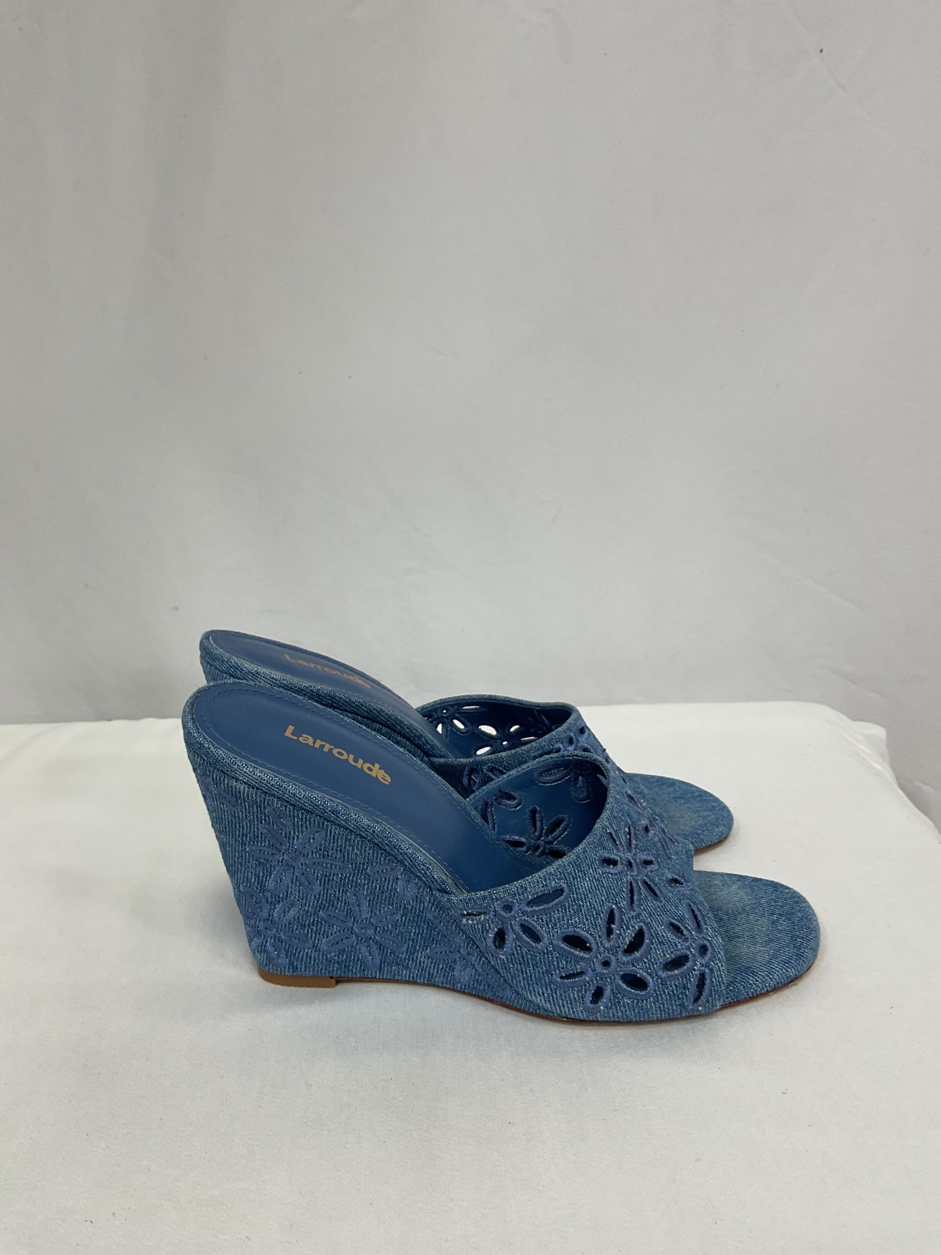 Jackie Wedge Sandals - Image 2
