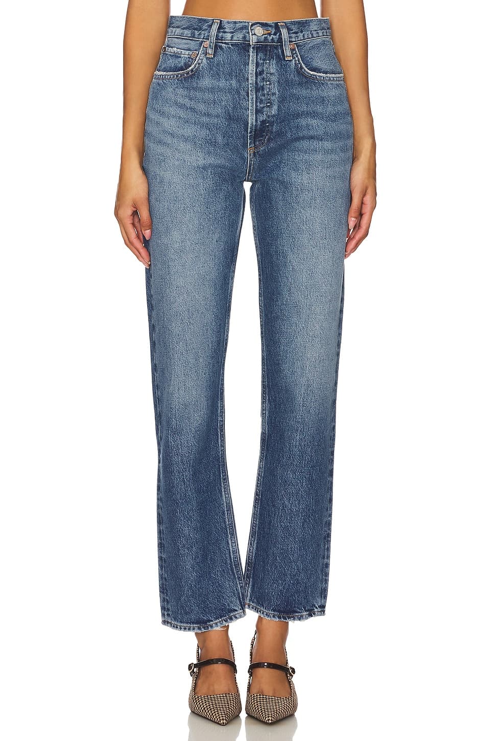 90s Pinch Waist High Rise Straight - Image 1