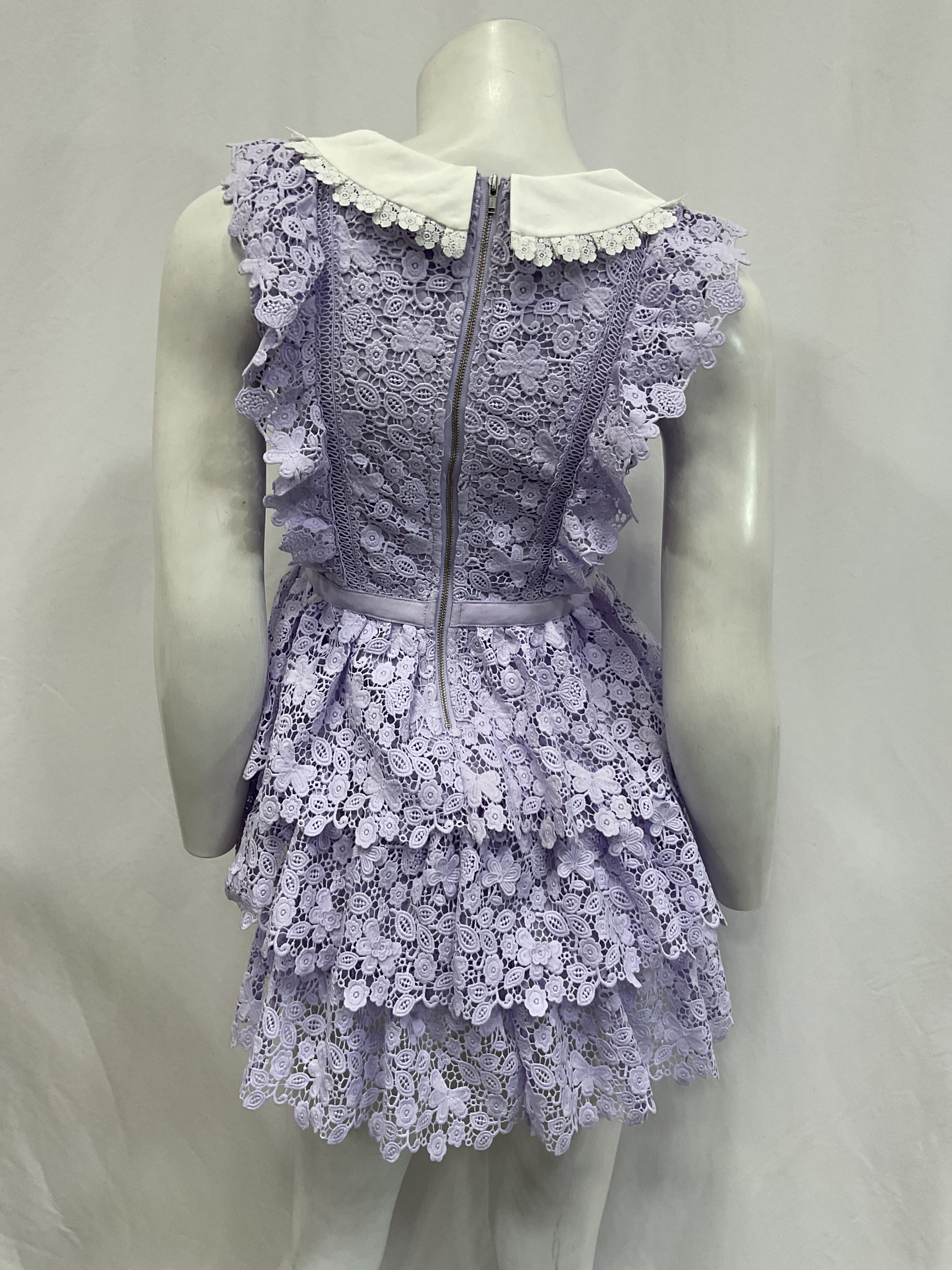 Kids Guipure Lace Dress - Image 4