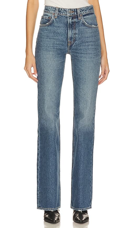 Grlfrnd X Lindsi Lane Melanie Petite High Rise Boot Cut In Los Feliz - Image 1