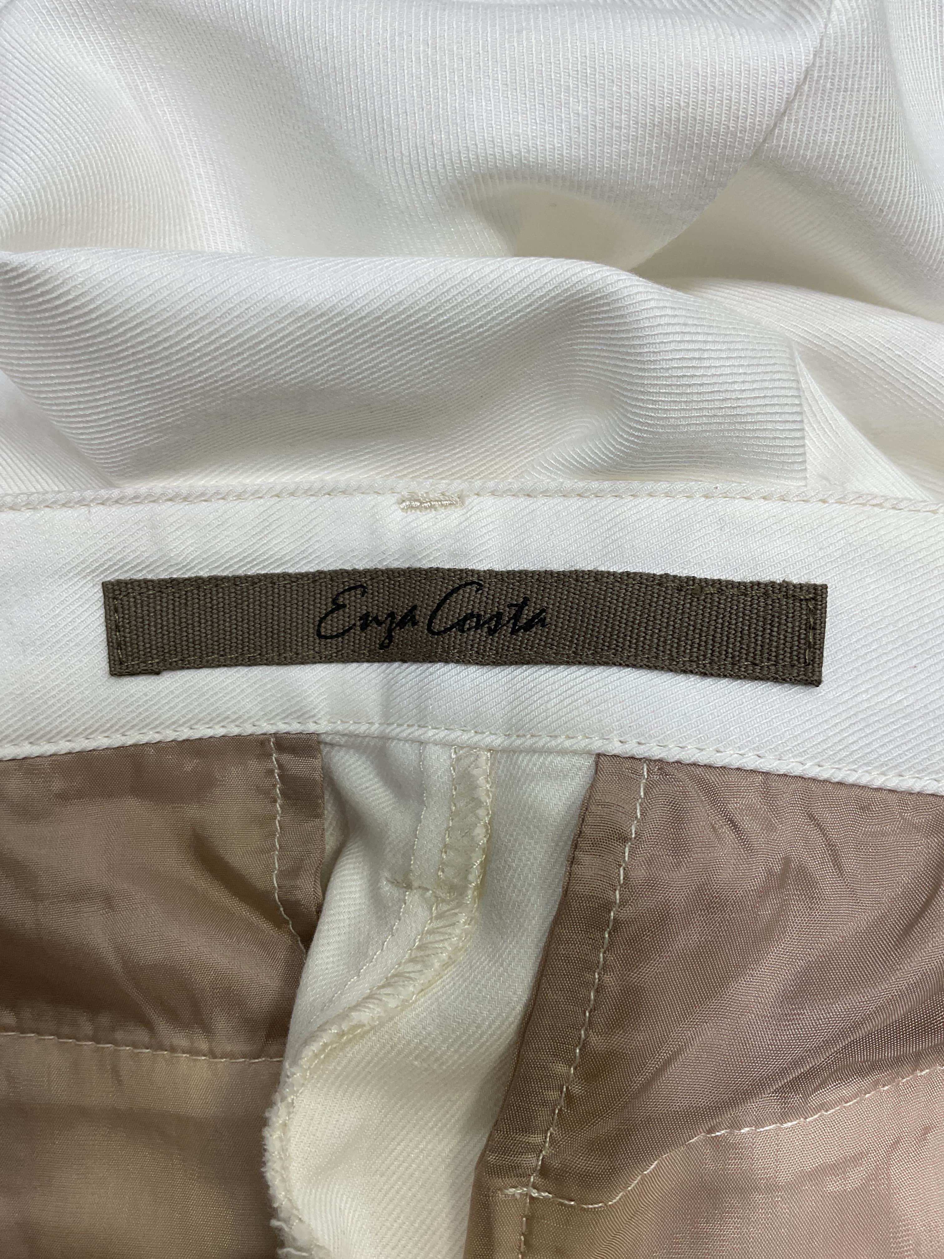 Straight Leg Trouser In Off White - Image 3