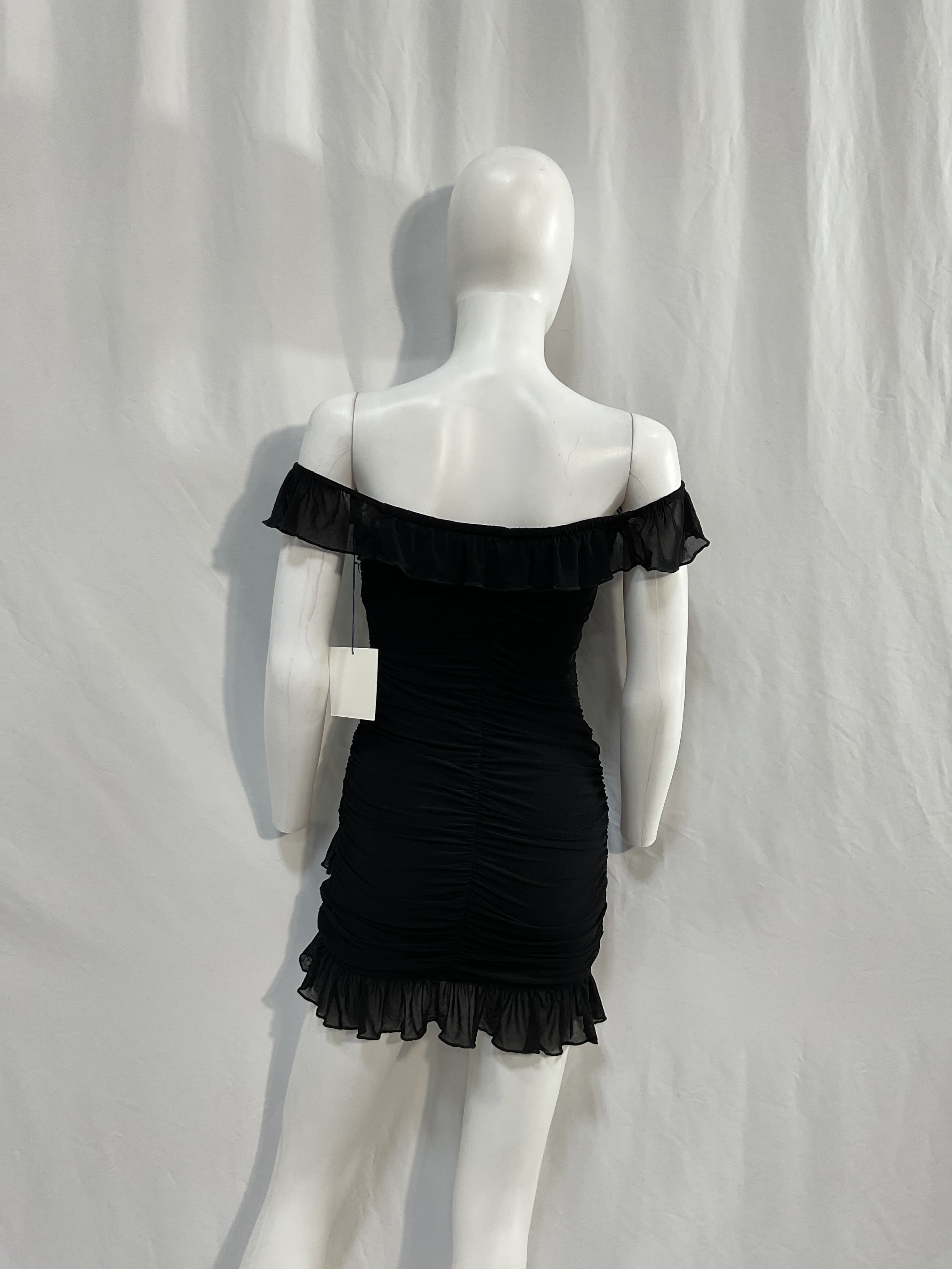 Bandit Mini Dress In Black - Image 2