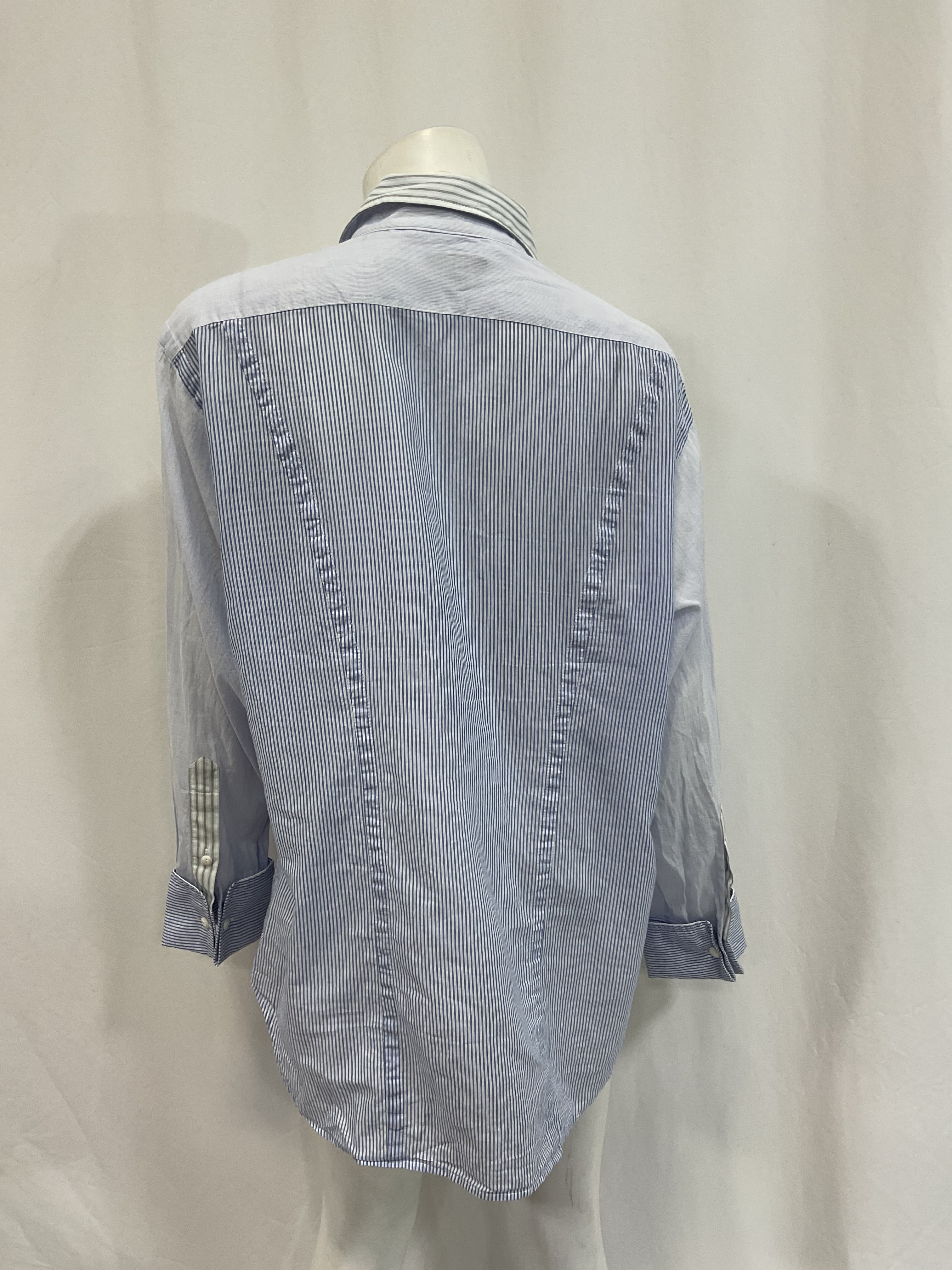 Diana Striped Shirt In Blue Multi Stripe - Image 3