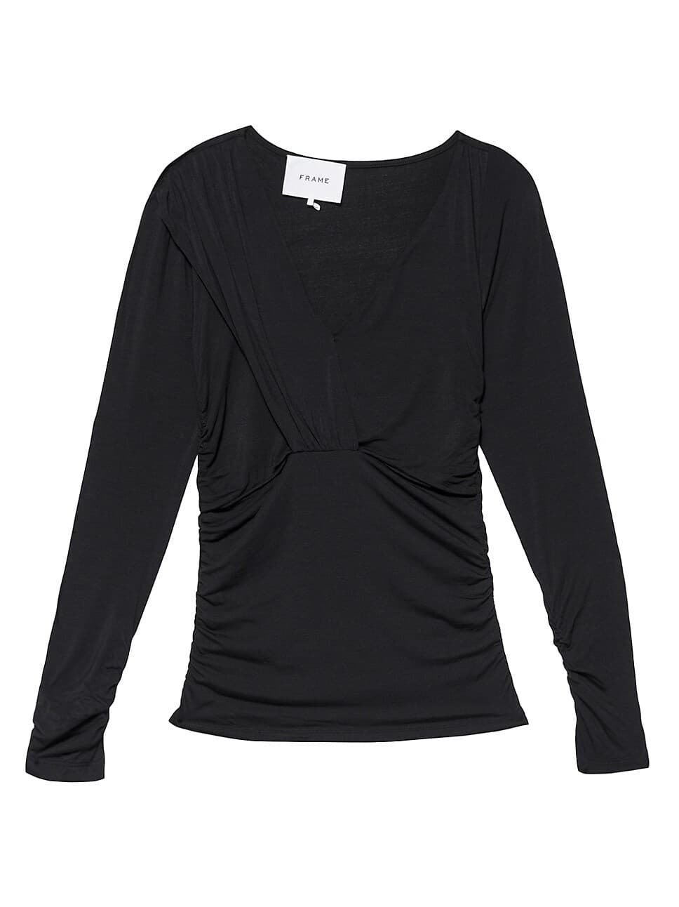 Twisted V-Neck Top - Image 1