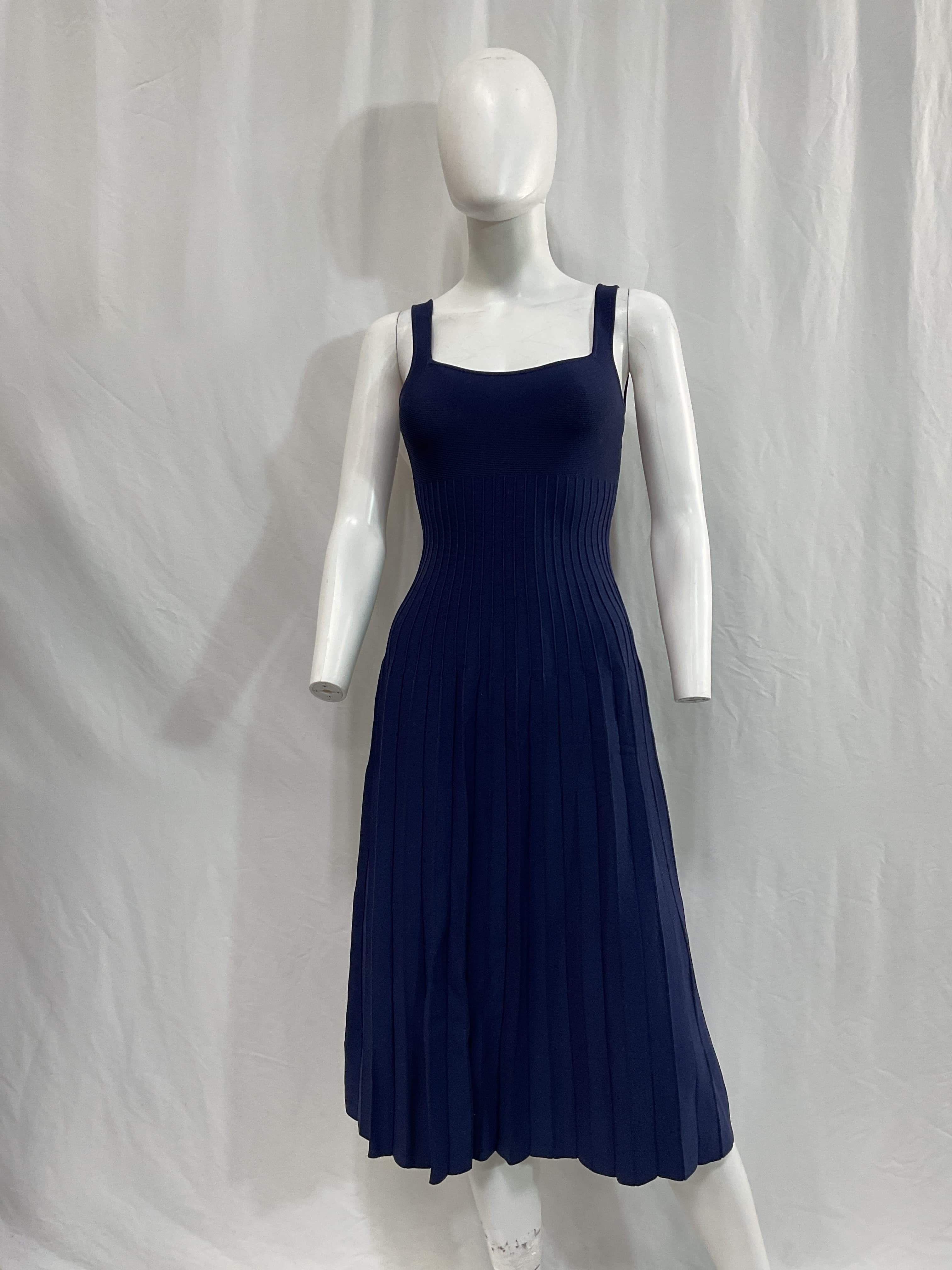 Ellison Knit Pleated Midi-Dress - Image 2