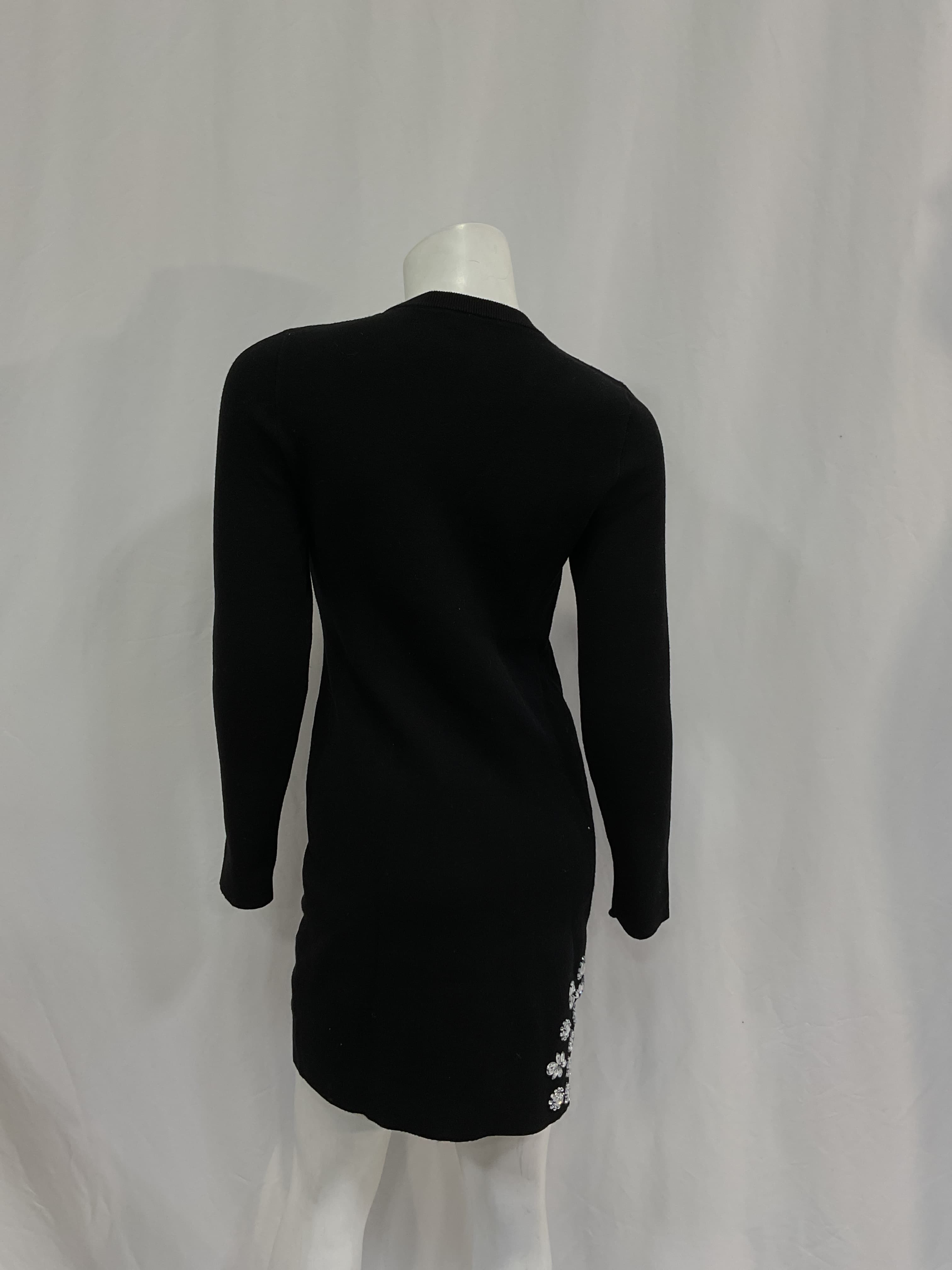 Reid Mini Dress In Black - Image 2