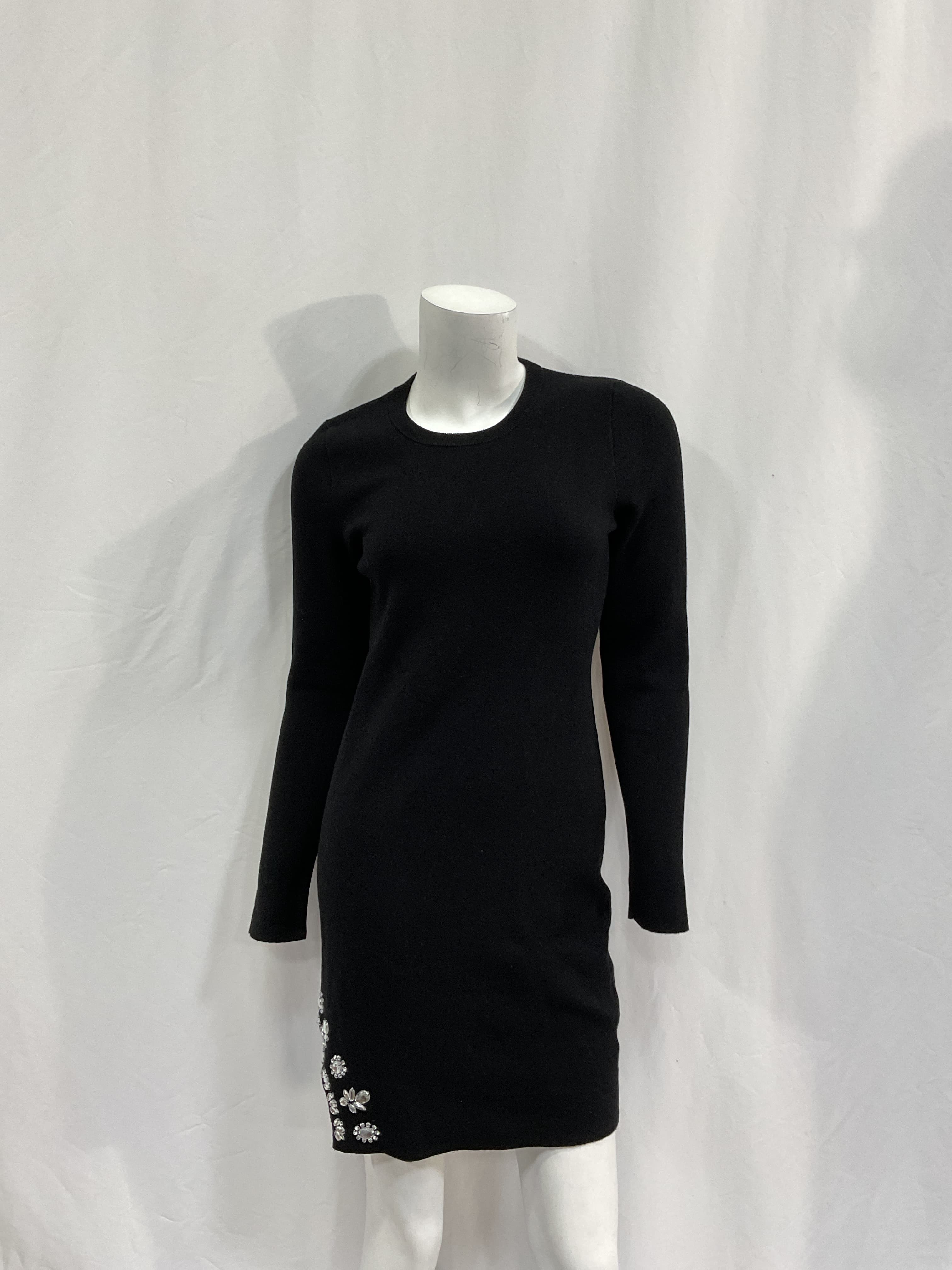 Reid Mini Dress In Black - Image 3