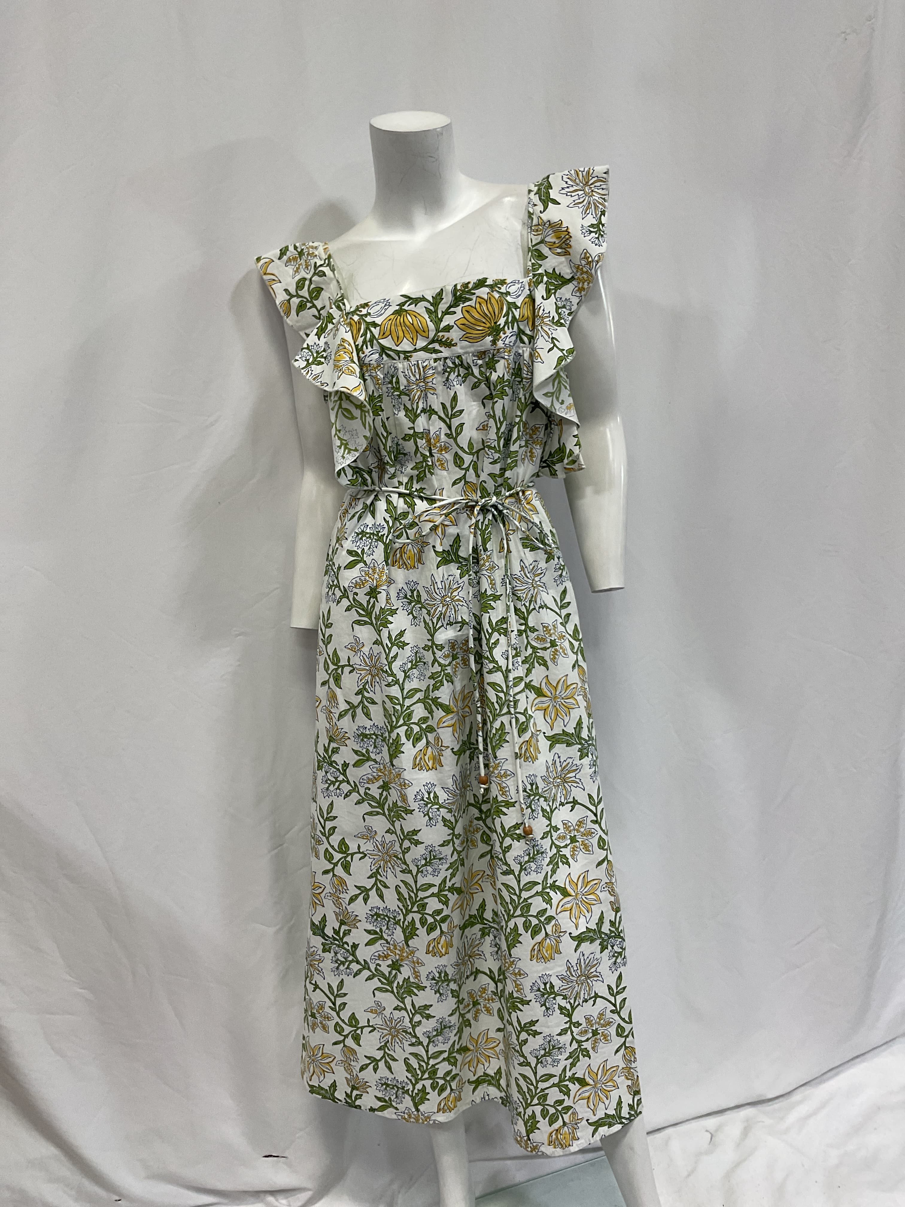Annabella Belted Floral Midi-Dress - Image 3