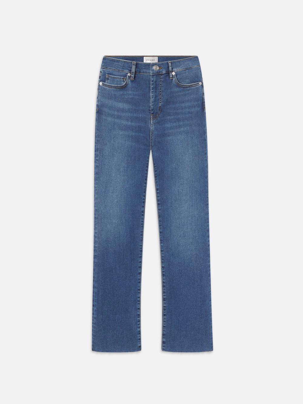 Le High Straight Long Raw Fray - Image 1
